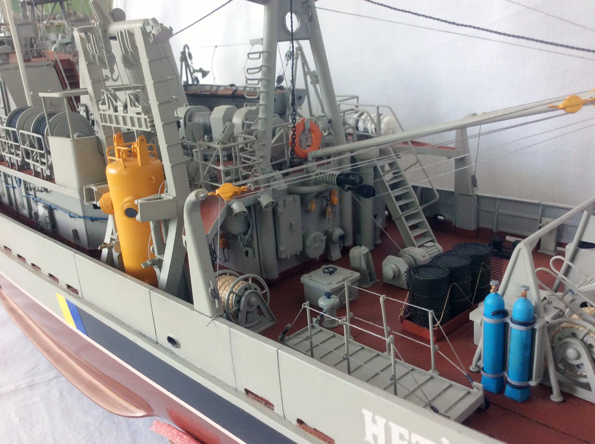 Модель корабля Водолазный бот проекта 535 типа "Краб"  - Верфь на Столе