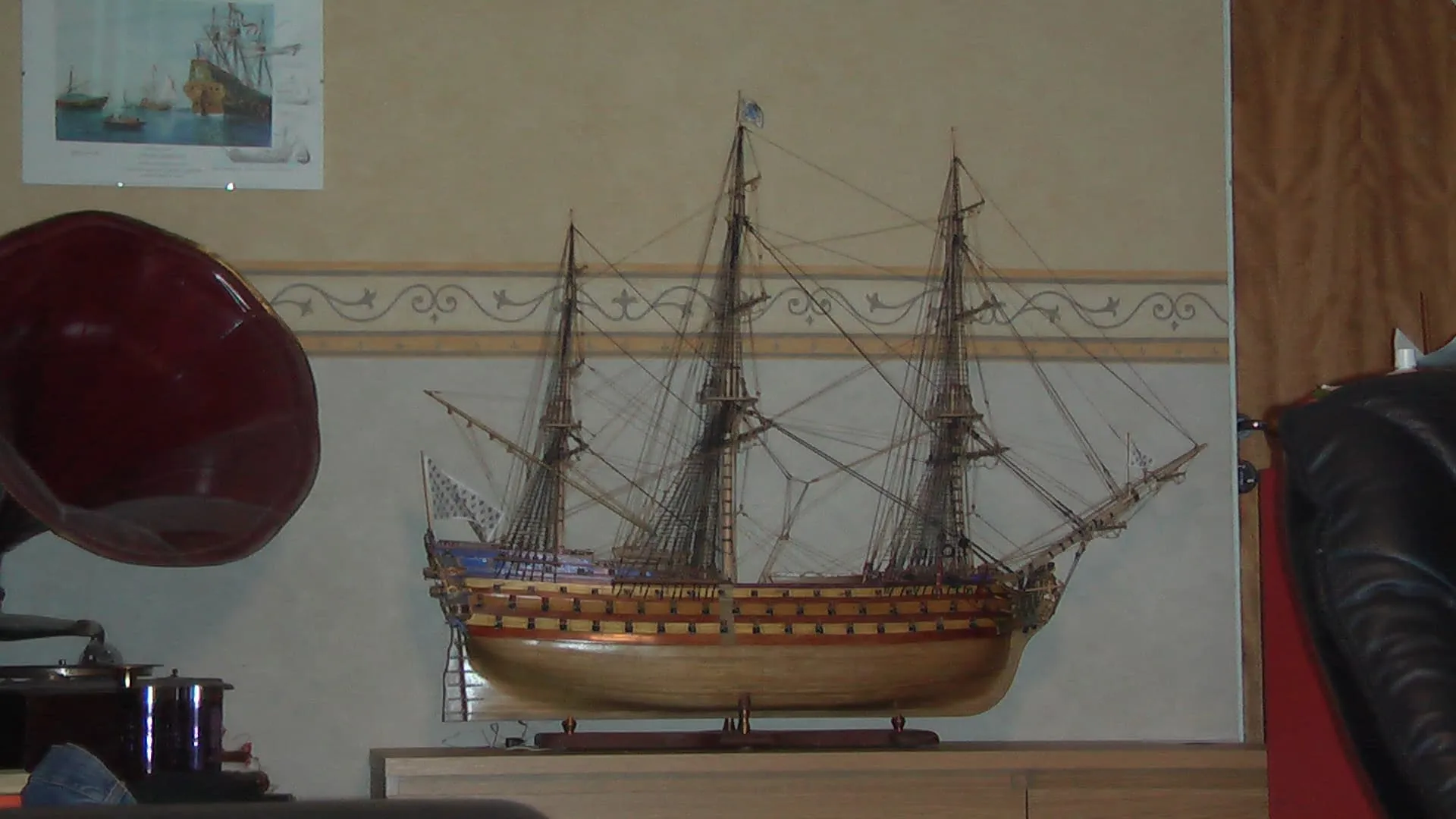 Модель корабля 120-пушечный французский корабля 1-го ранга "Royal Louis"  - Верфь на Столе