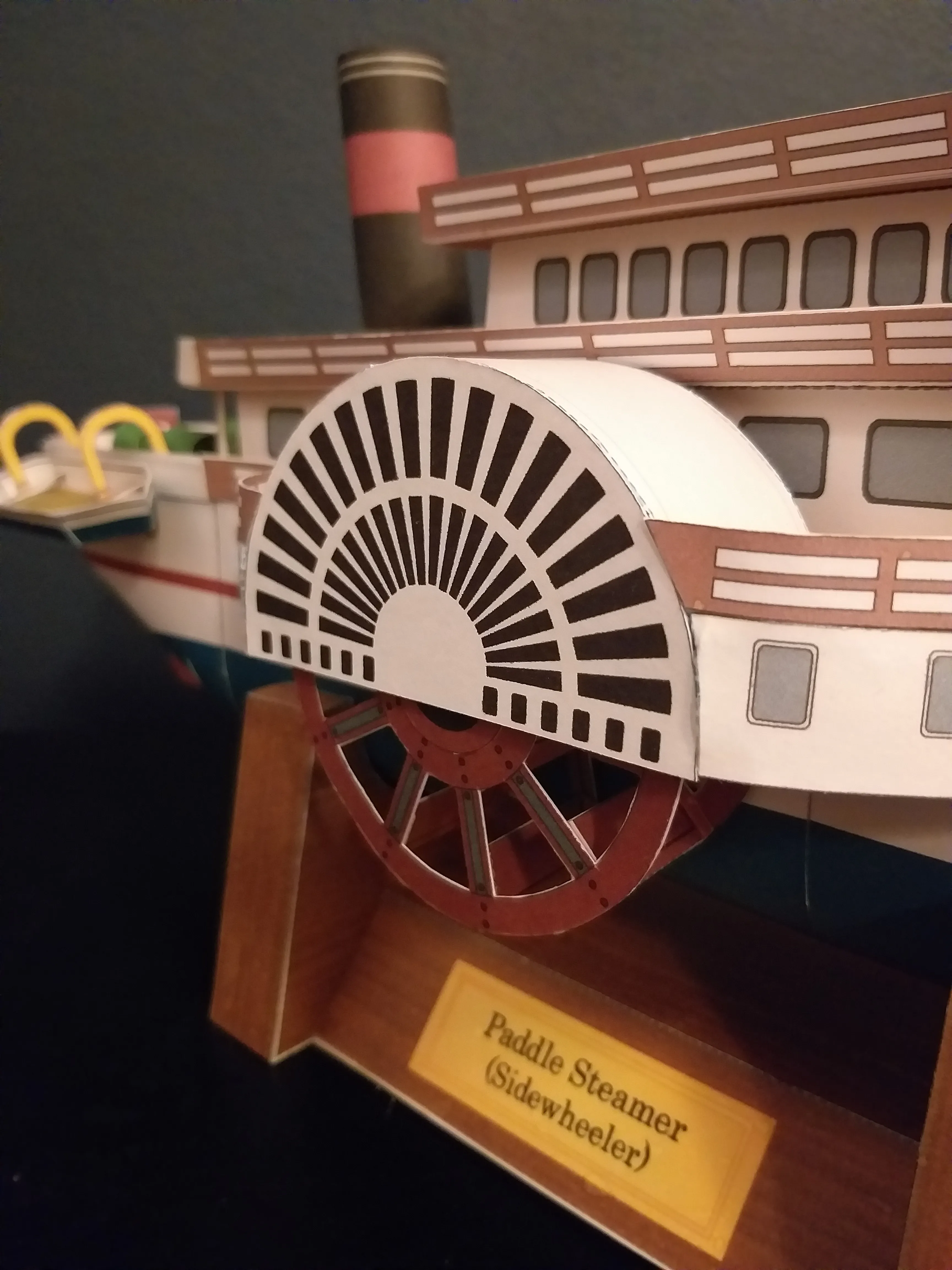 Модель корабля Колесный пароход - Верфь на Столе