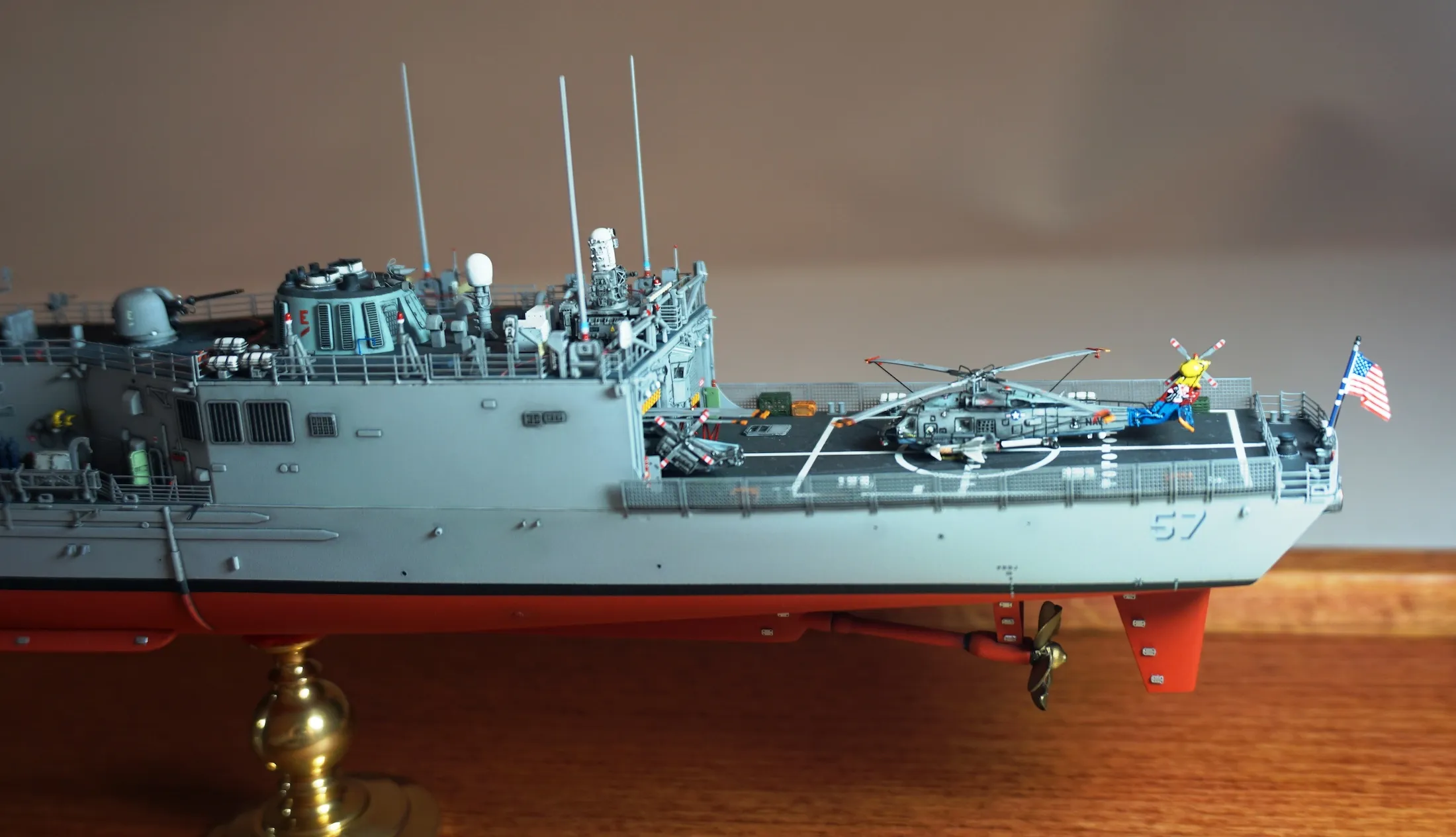 Модель корабля Фрегат Reuben James (FFG-57) - Верфь на Столе