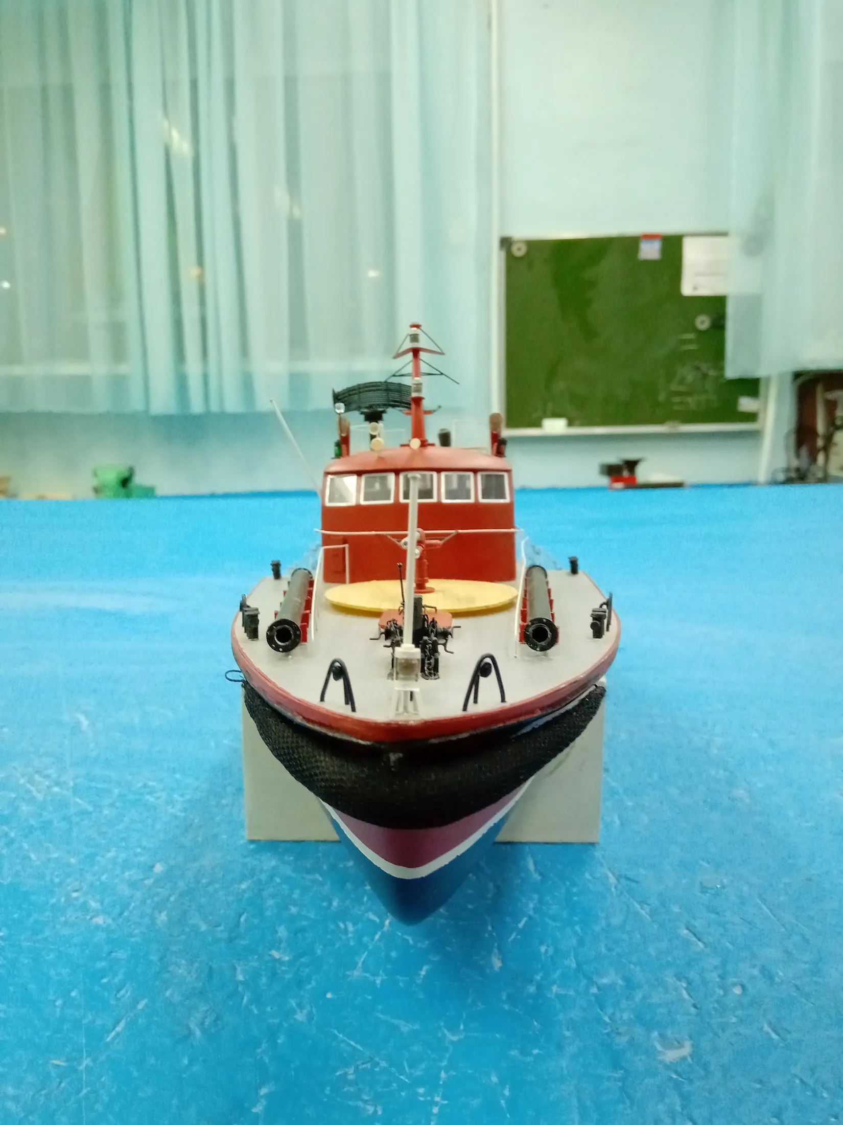 Модель корабля Düsseldorf - Верфь на Столе