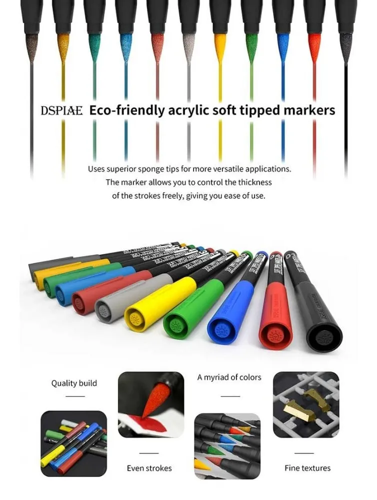 Маркер для пластика, черный Маркер для пластика, черный