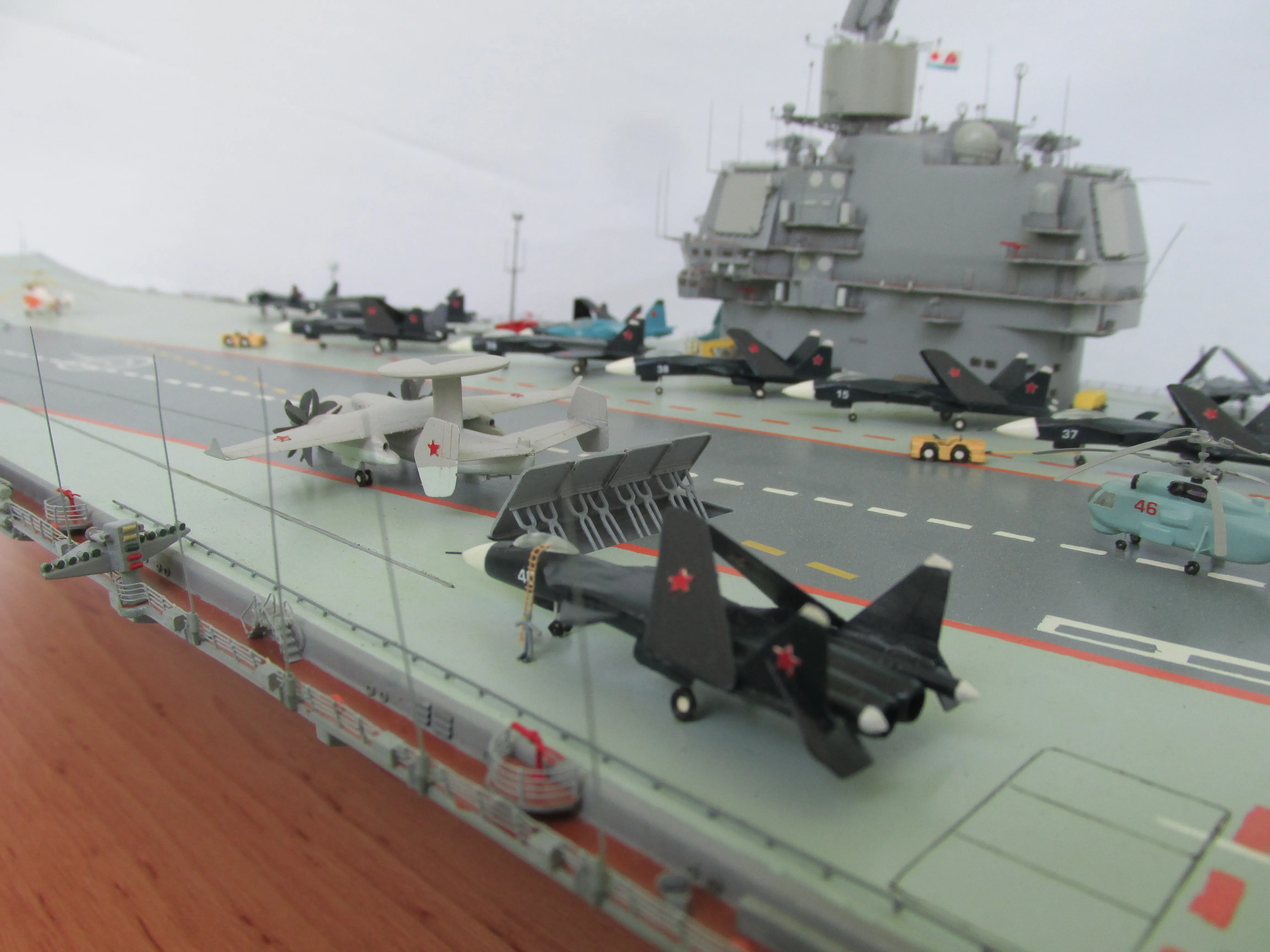 Модель корабля Авианесущий крейсер "Ульяновск" - Верфь на Столе