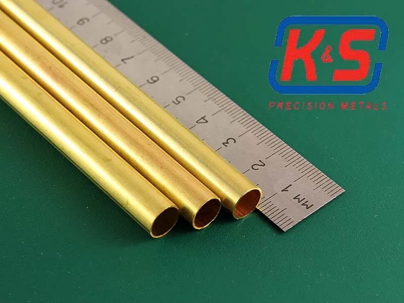 Латунная трубка 10х0,45 мм, 1 шт