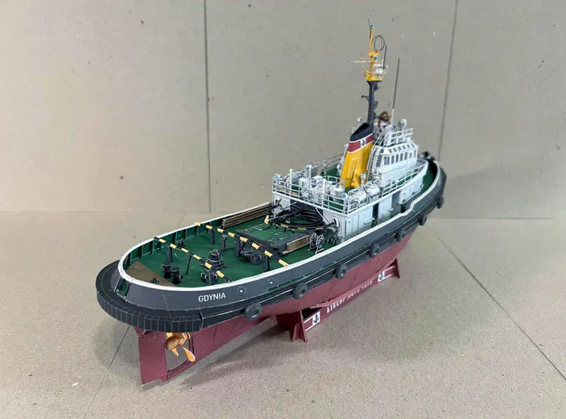 Модель из бумаги буксир ODYS Модель из бумаги буксир ODYS