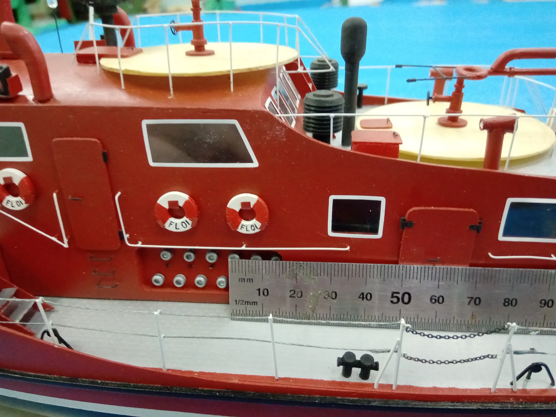 Модель корабля Düsseldorf - Верфь на Столе