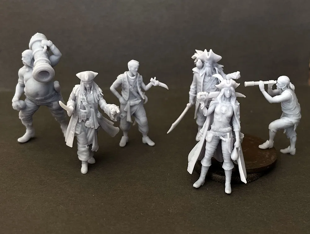 Фигурка пирата "Одноглазый", смола, 37 мм Фигурка пирата "Одноглазый", смола, 37 мм