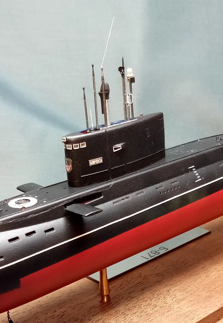 Модель корабля Подводная лодка Б-871 «АЛРОСА» - Верфь на Столе