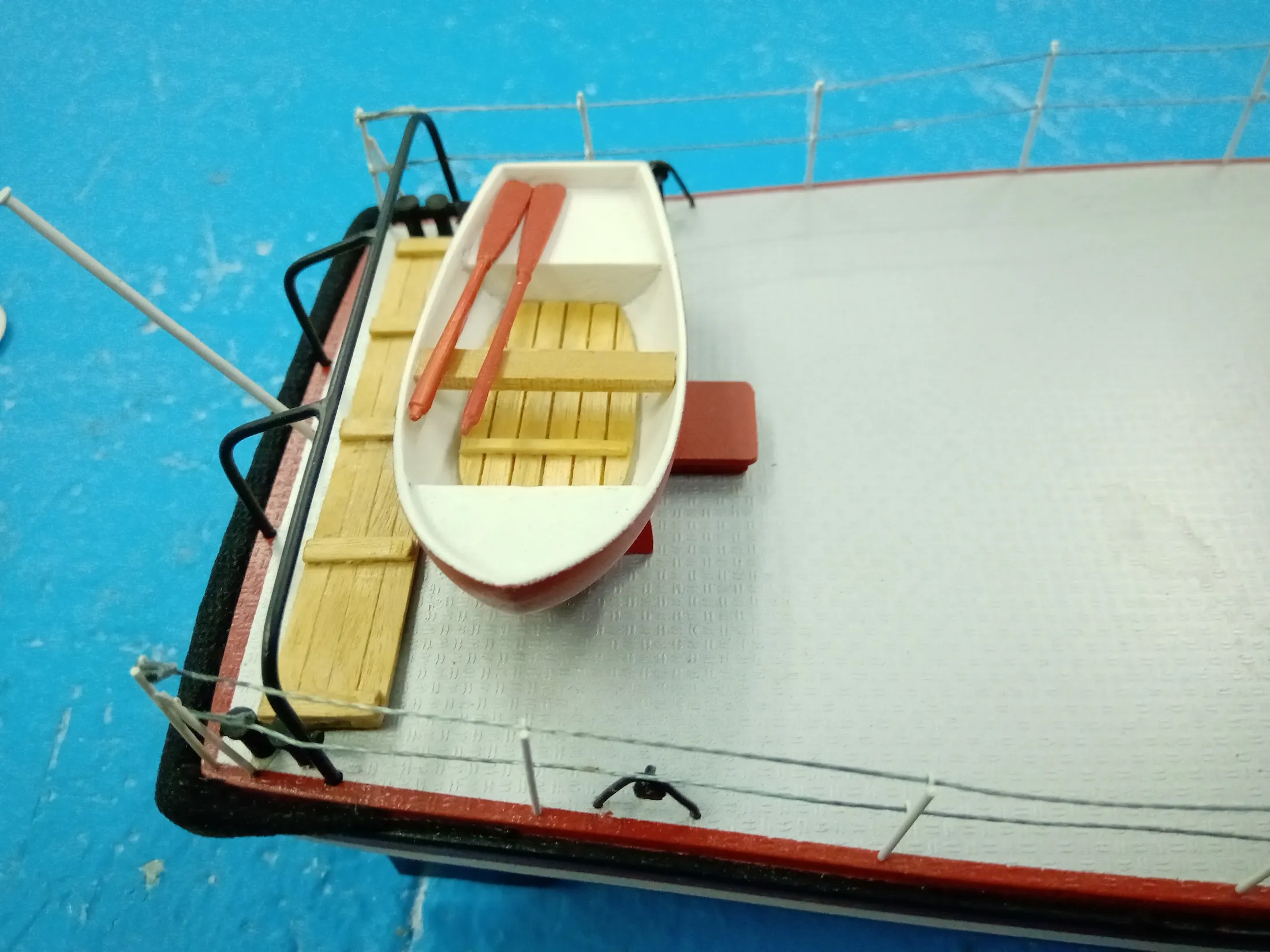 Модель корабля Düsseldorf - Верфь на Столе