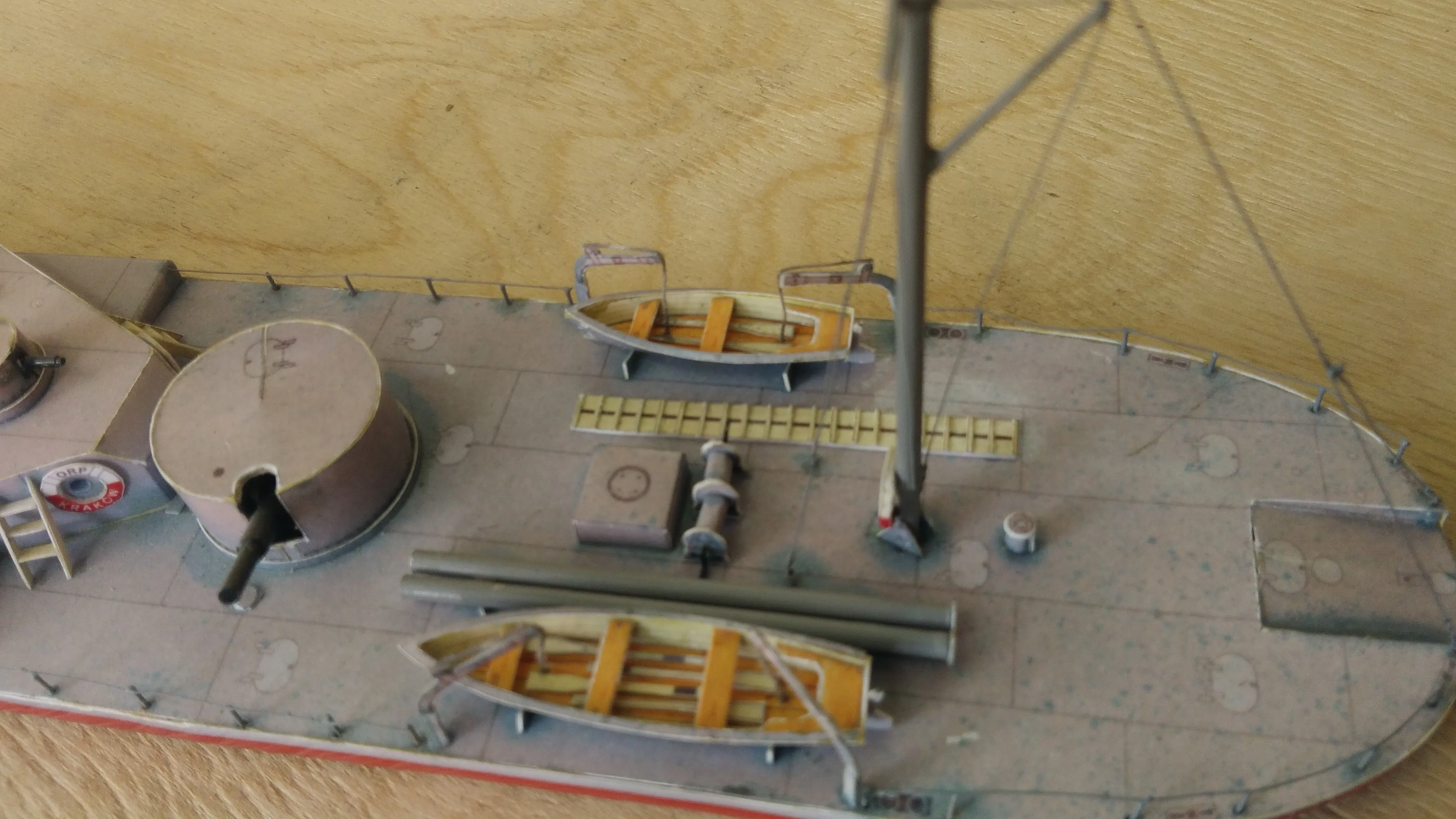 Модель корабля Речной монитор Краков - Верфь на Столе