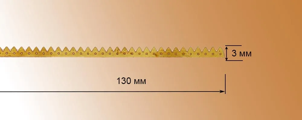 Декоративная полоска, латунь
