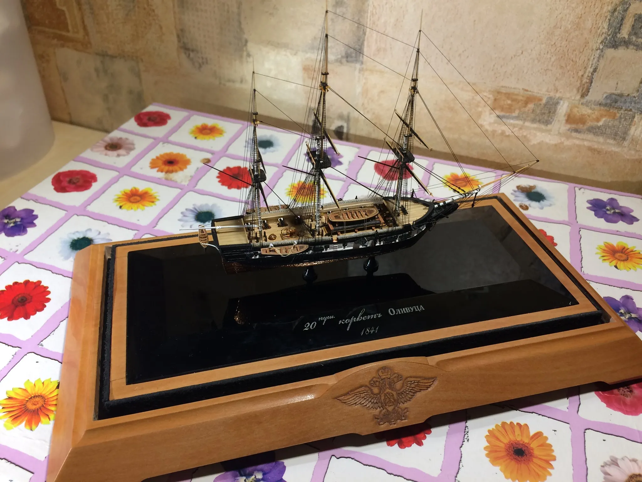 Модель корабля 20-ти пушечный корвет “Оливуца” - Верфь на Столе