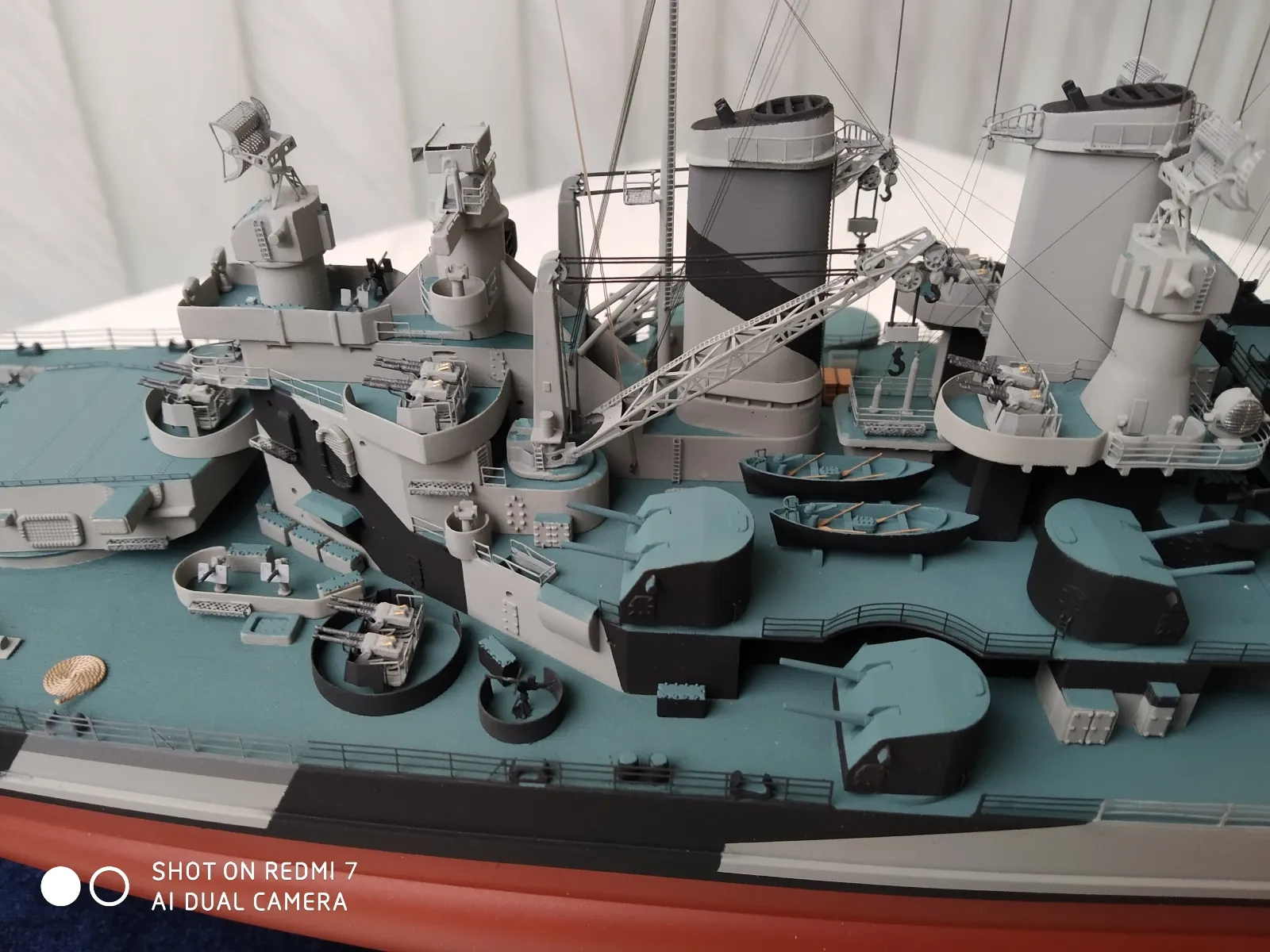 Модель корабля Линкор «North Carolina» - Верфь на Столе