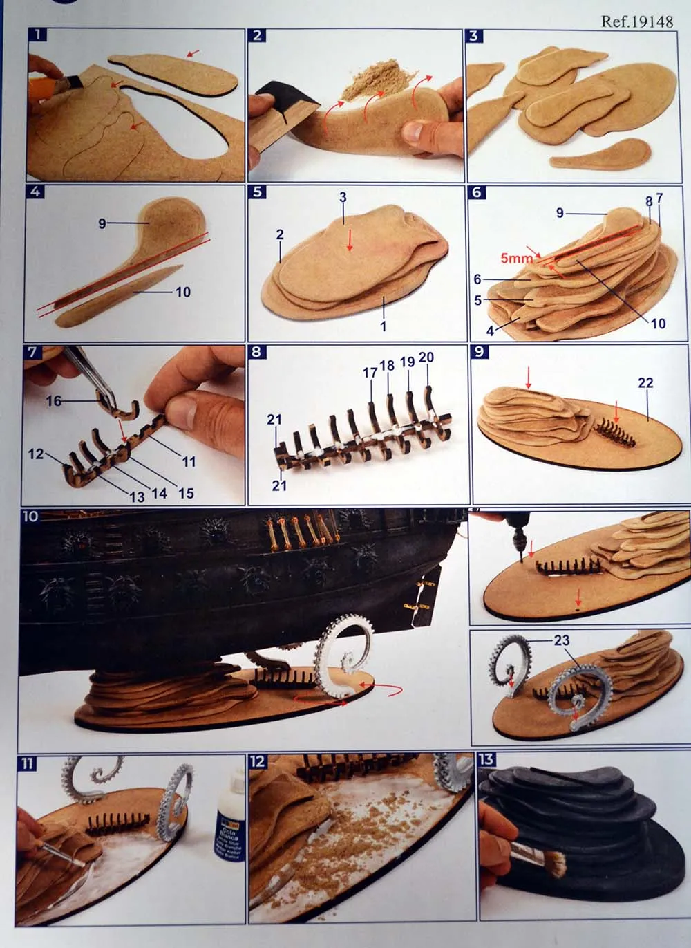 Подставка для модели Летучего Голландца Подставка для модели Летучего Голландца