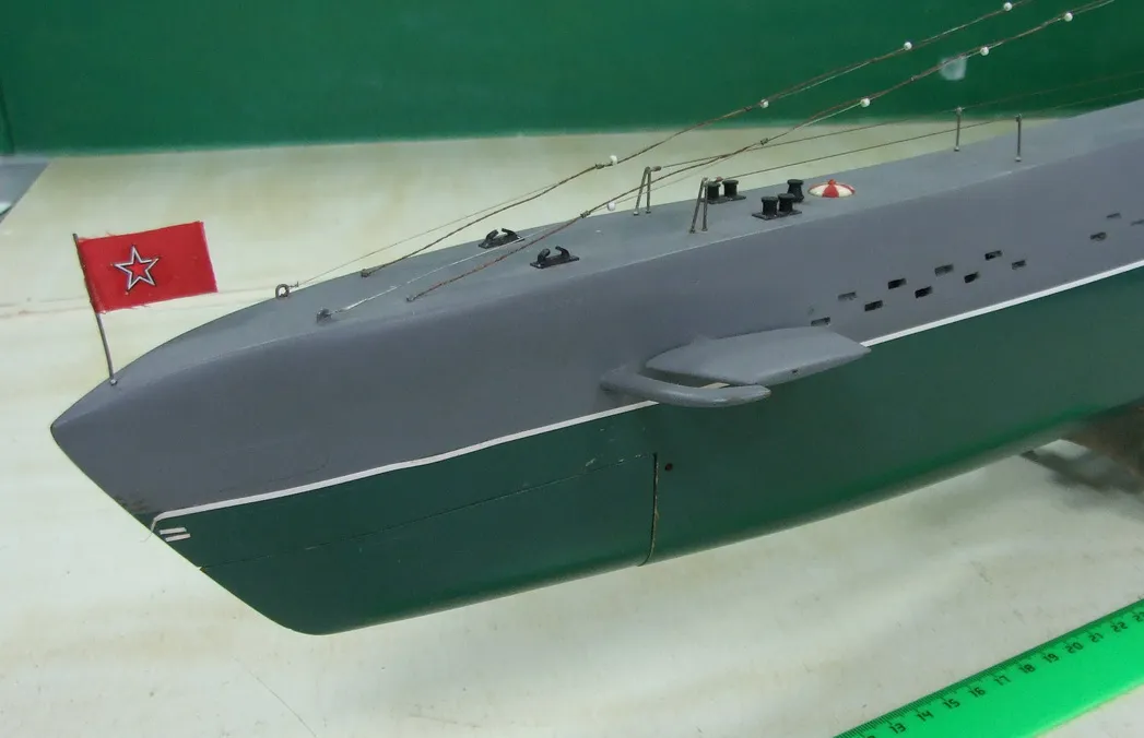 Модель корабля Крейсерская подводная лодка К-21 - Верфь на Столе