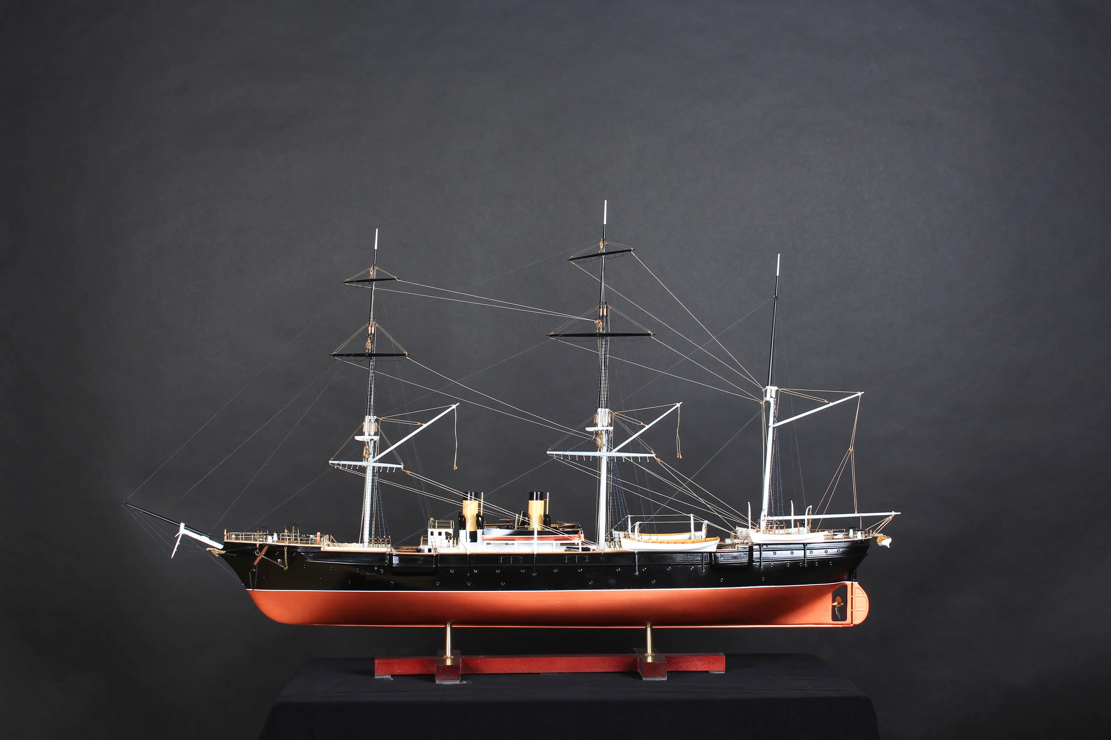 Модель корабля Корвет "Витязь" II 1884 г. - Верфь на Столе