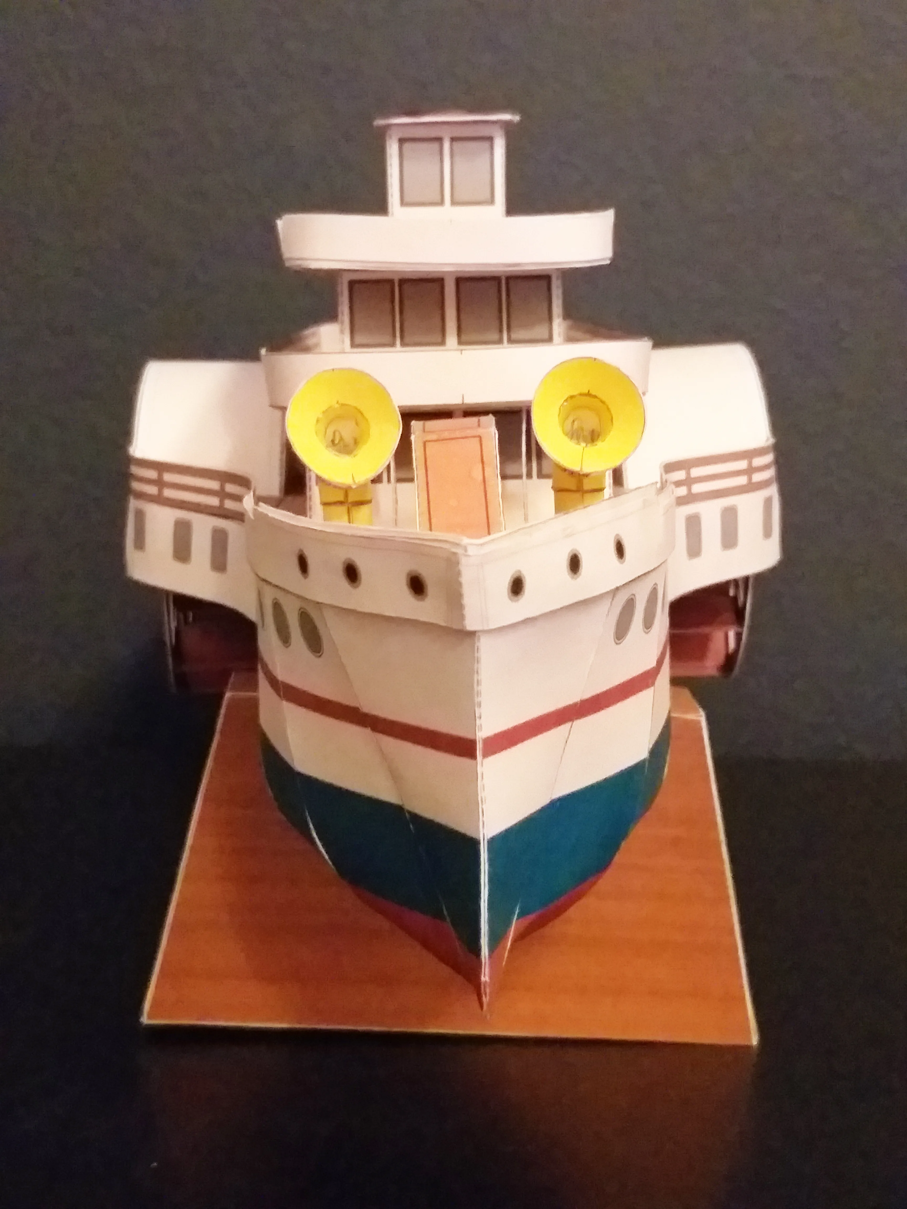 Модель корабля Колесный пароход - Верфь на Столе