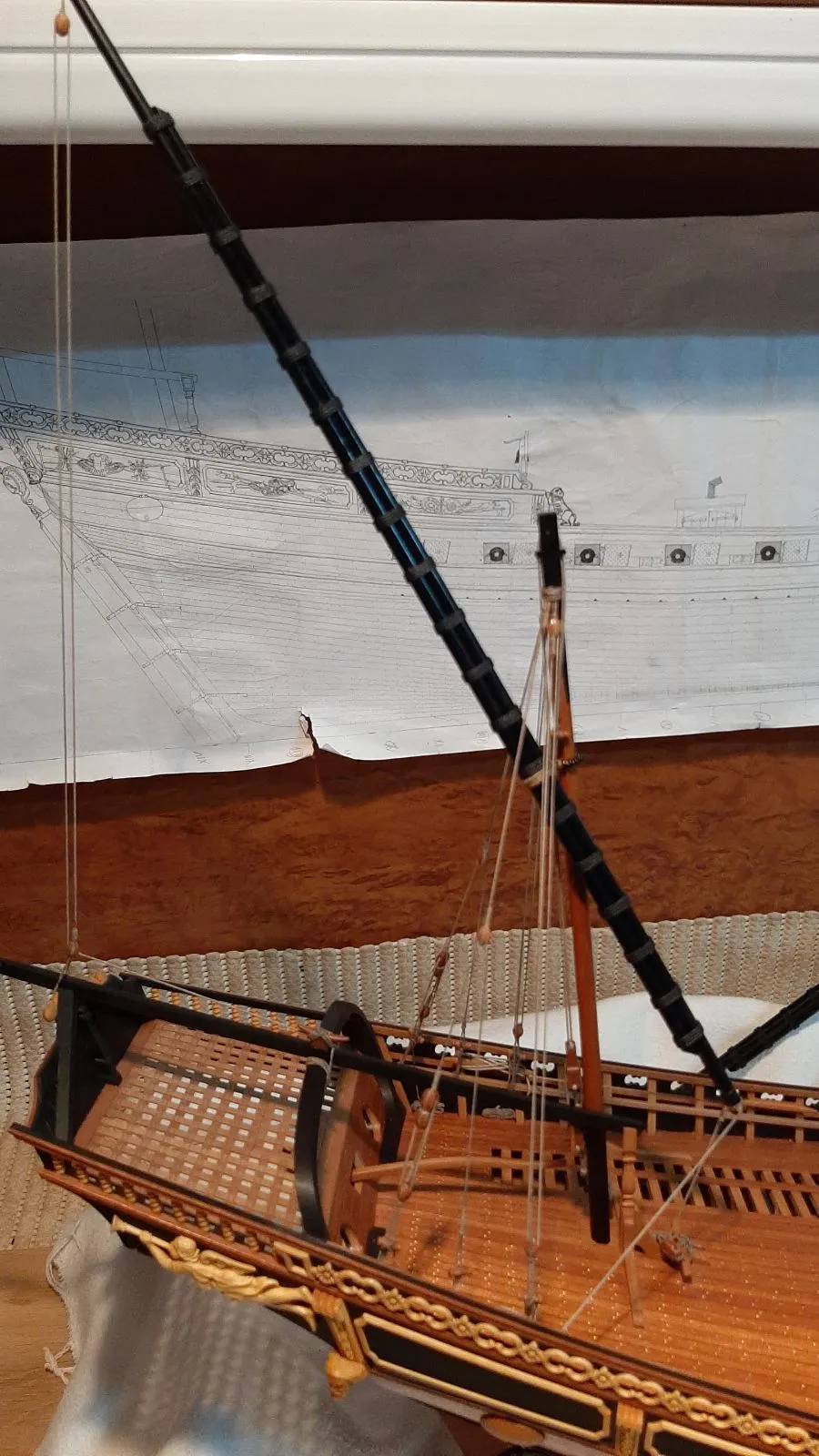 Модель корабля Французская шебека «'Le Requin» - Верфь на Столе