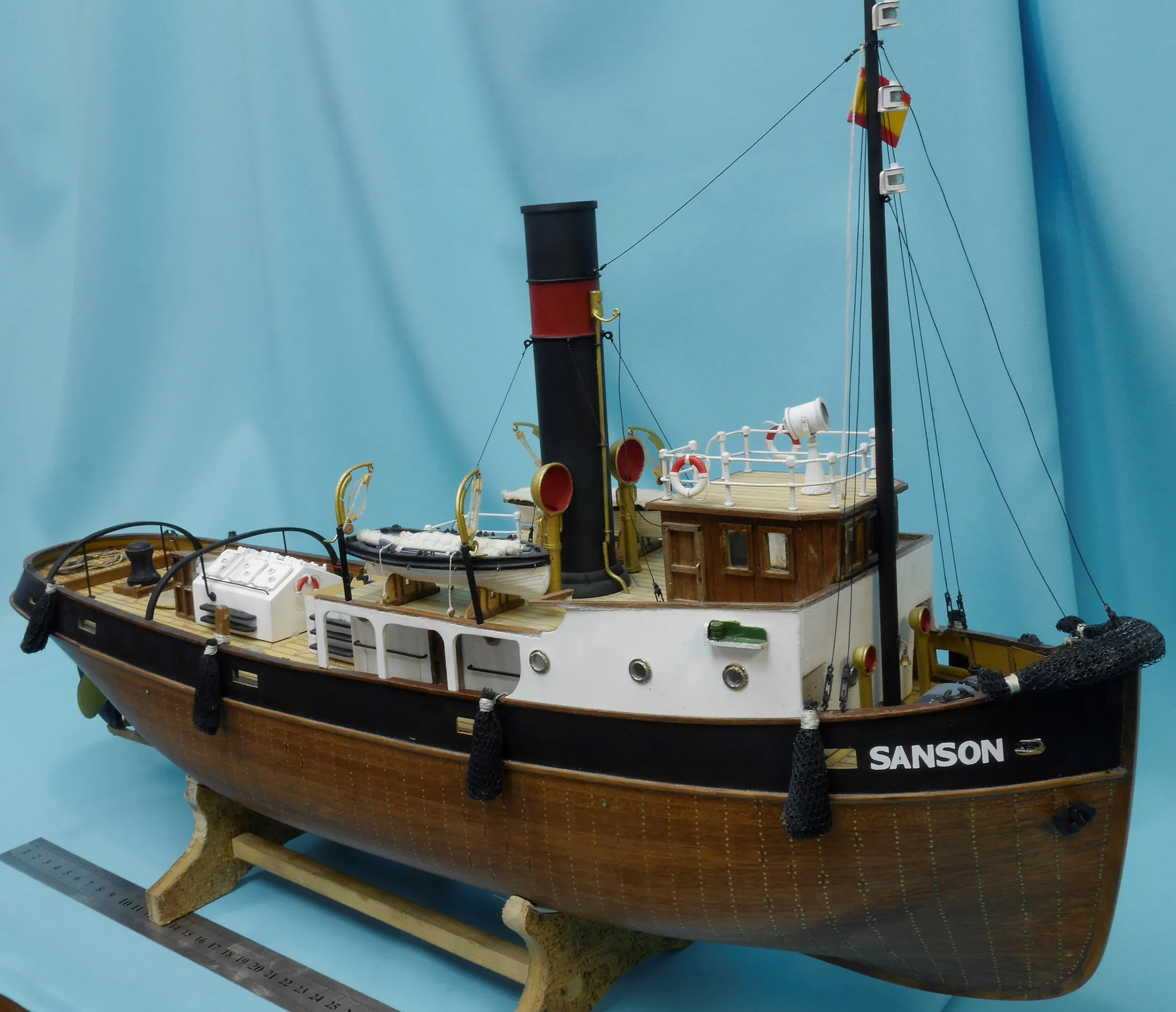 Модель корабля Буксир Sanson - Верфь на Столе