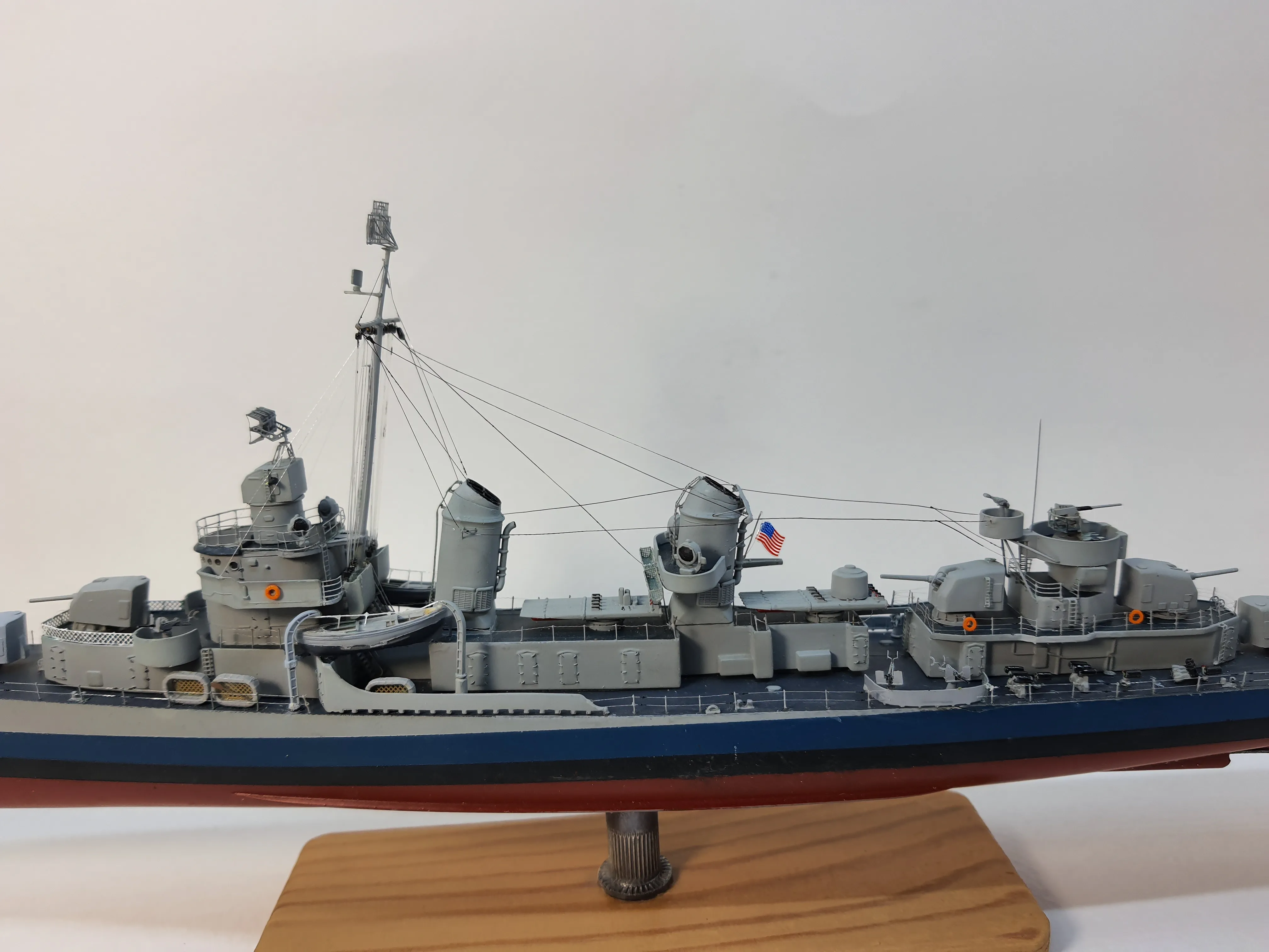 Модель корабля USS La Vallette (DD-448) - Верфь на Столе