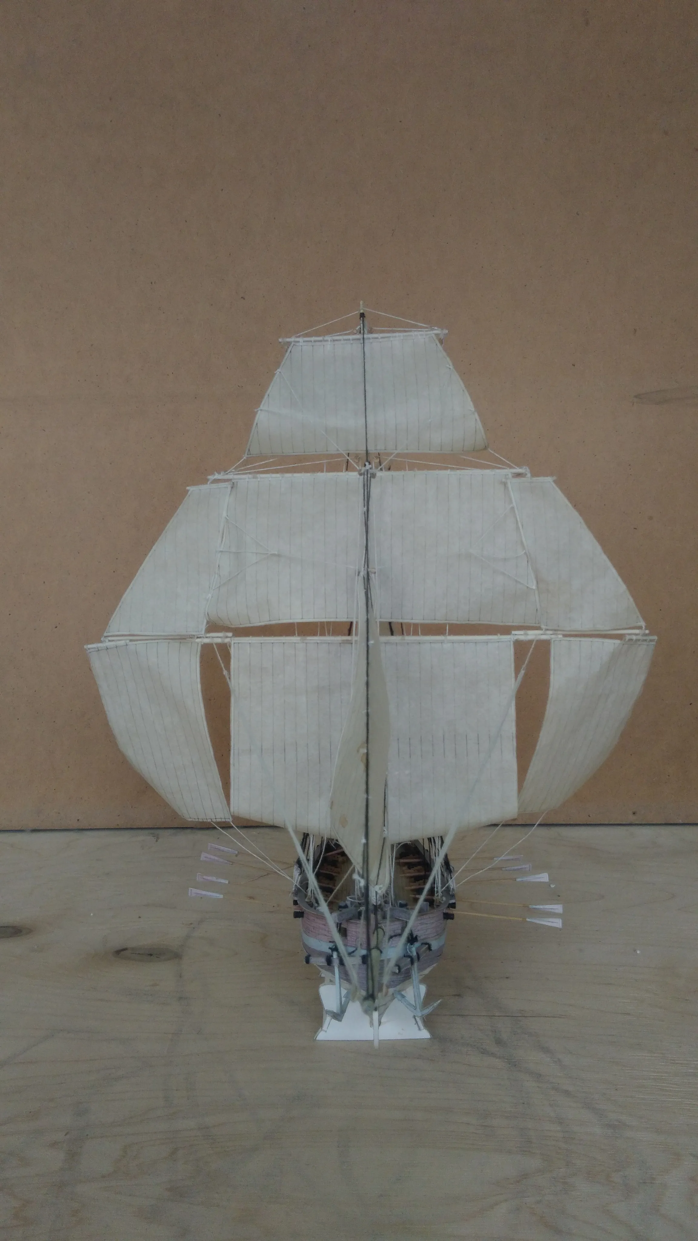 Модель корабля Английский парусный корабль 18 века HUNTER - Верфь на Столе