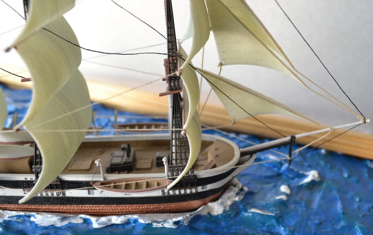 Модель корабля "Нью Бедфорд" - Верфь на Столе