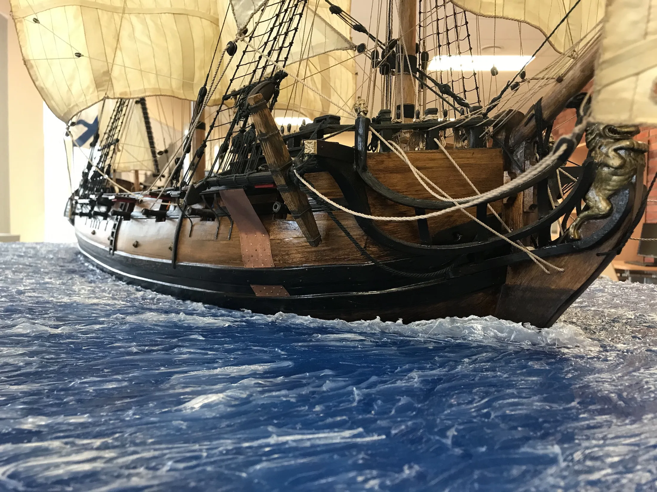 Модель корабля Шнява Балтийского флота "Фаворитка" - Верфь на Столе