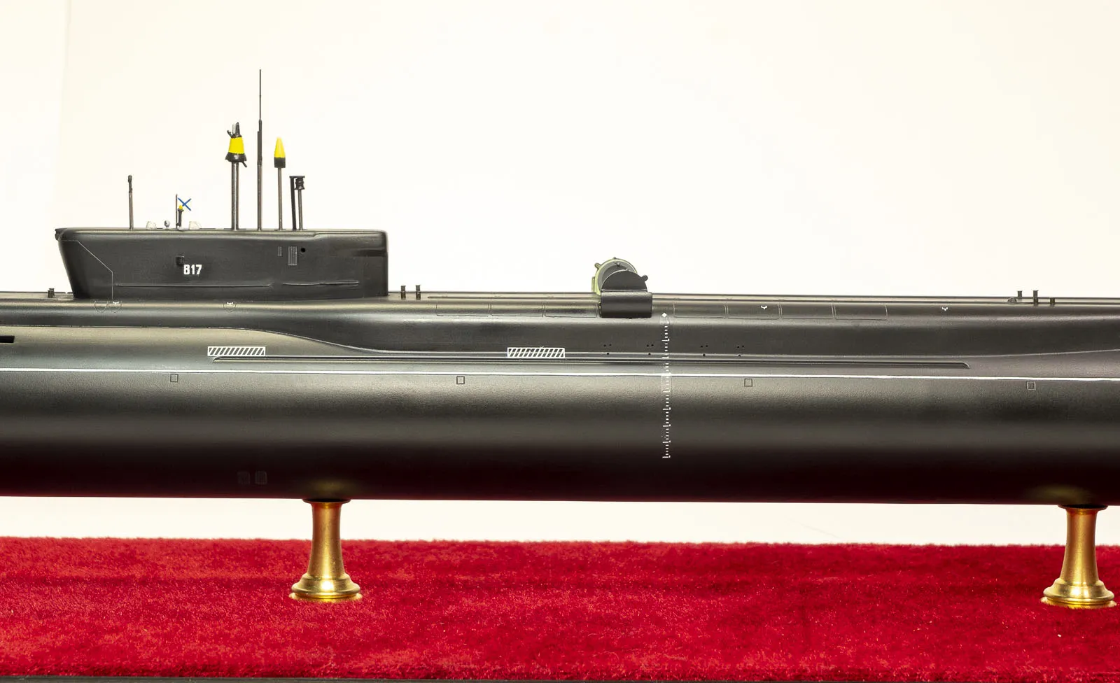 Модель корабля АПЛ К-551 "Владимир Мономах" проекта 955 Борей - Верфь на Столе