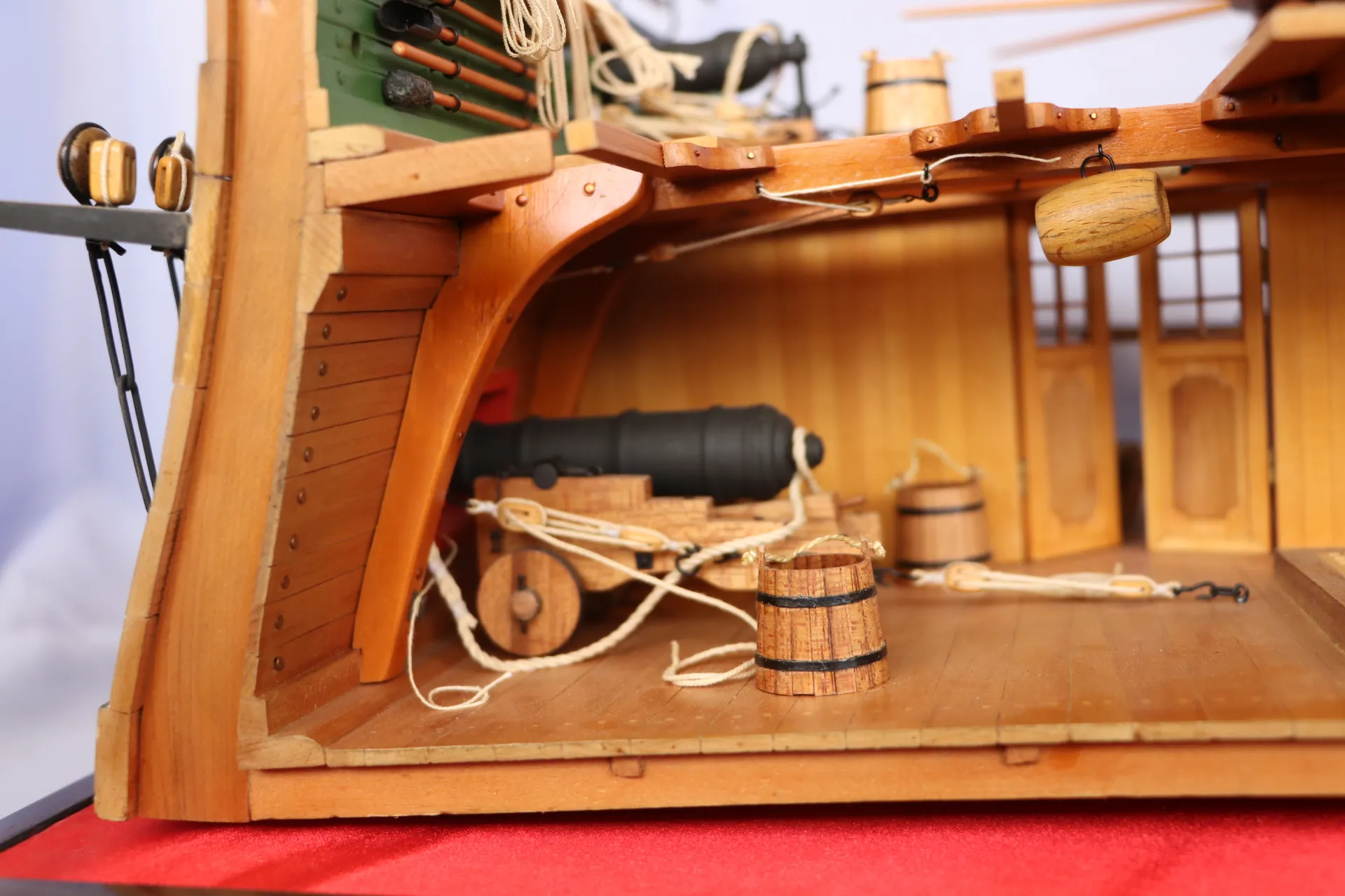 Модель корабля Шлюп "ВОСТОК" (фрагмент) - Верфь на Столе