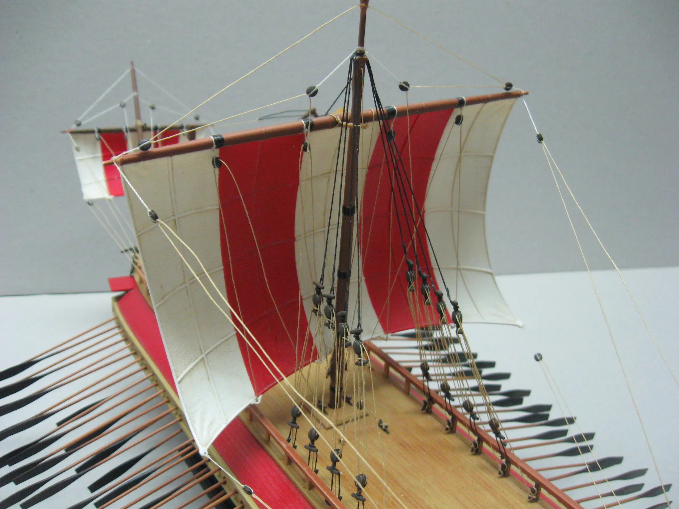 Модель корабля Римская трирема - Верфь на Столе