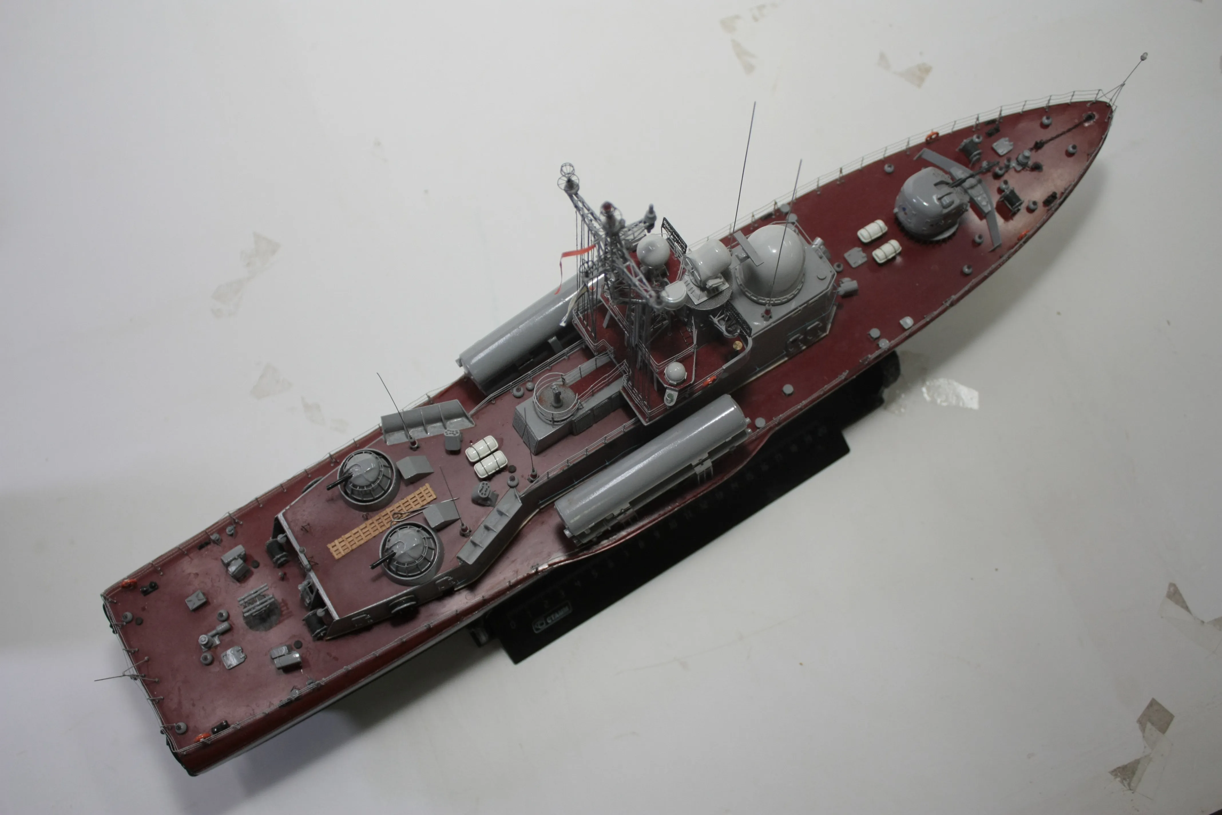 Модель корабля Большой ракетный катер "МОЛНИЯ" пр.1241.1 - Верфь на Столе