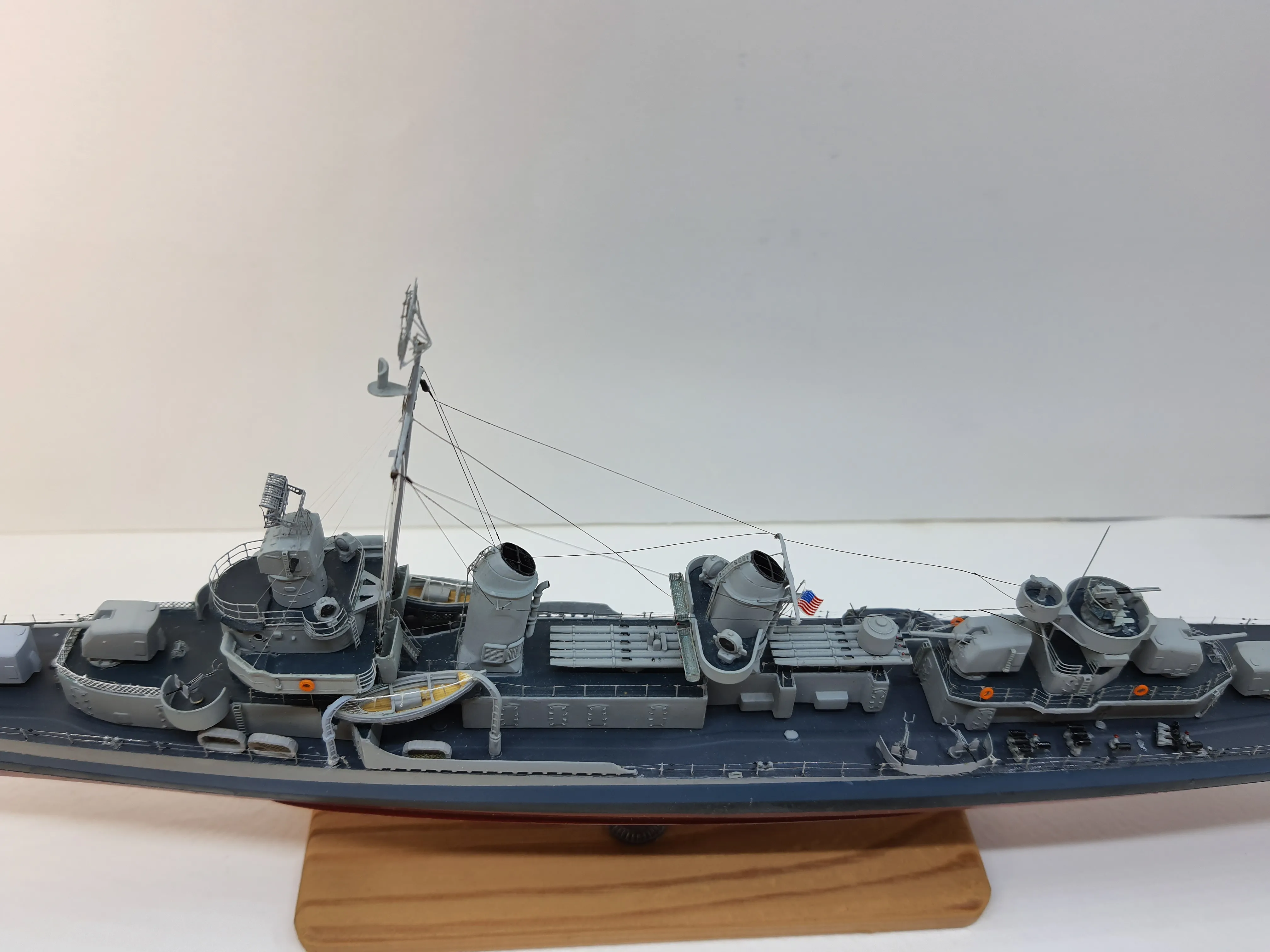 Модель корабля USS La Vallette (DD-448) - Верфь на Столе