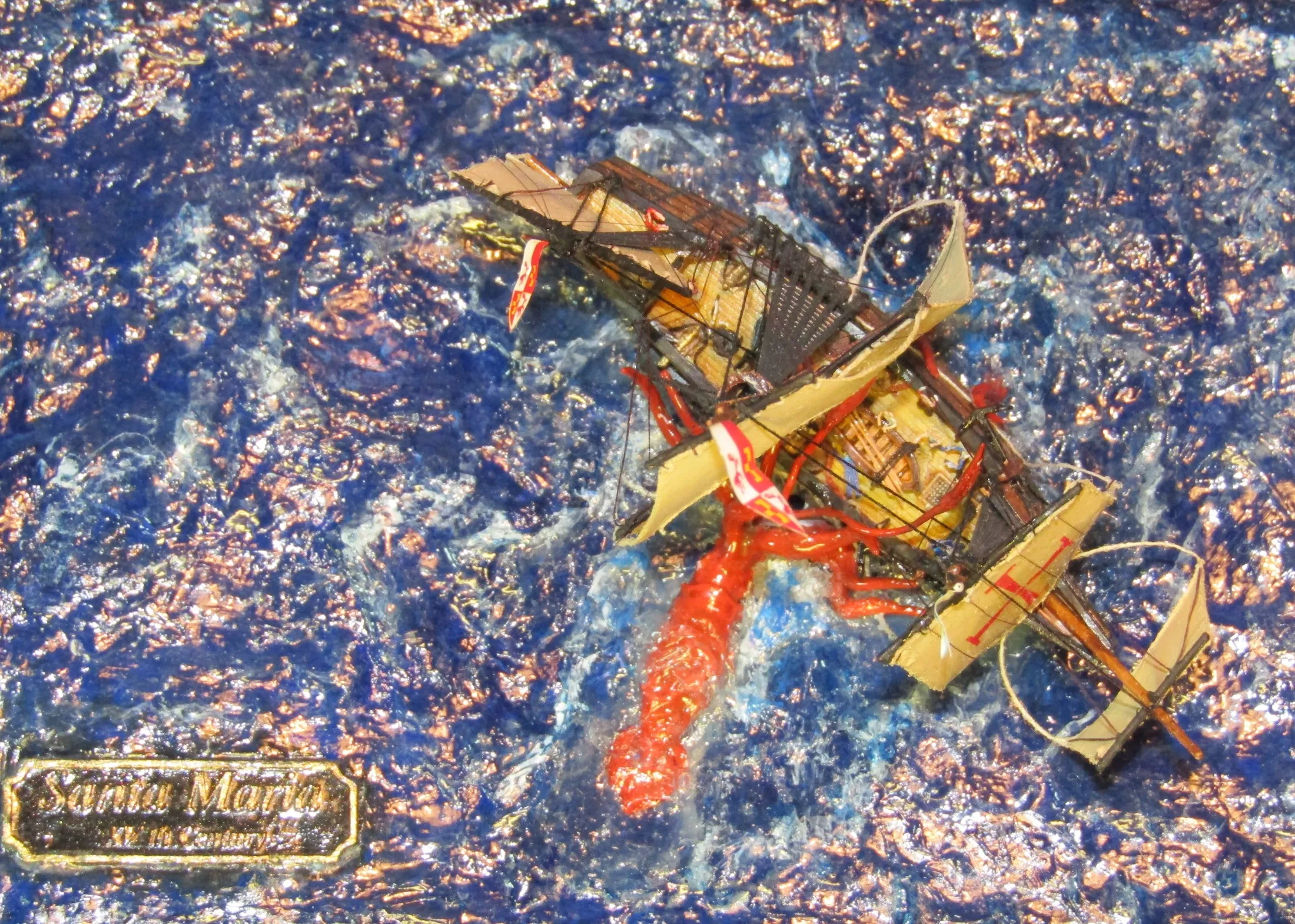 Модель корабля Каравелла “Santa Maria” 1492 г. - Верфь на Столе