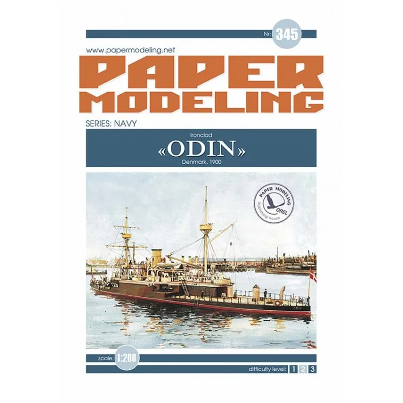 Модель из картона броненосец ODIN
