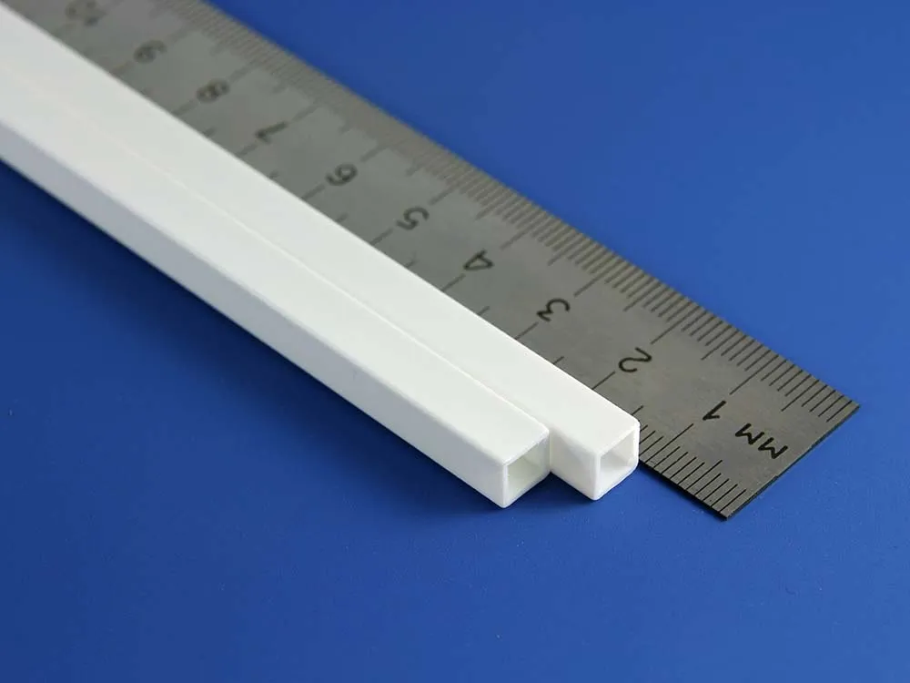 Квадратная пластиковая трубка 9,5 мм, 2 шт/уп.