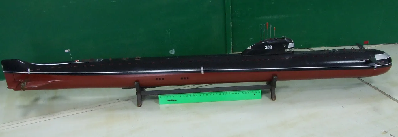 Модель корабля АПЛ К-3 «Ленинский комсомол» - Верфь на Столе