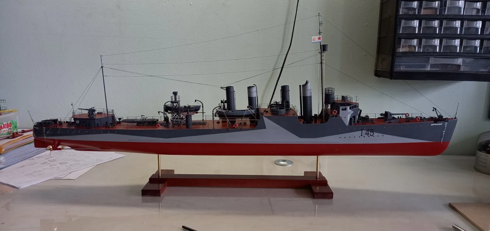 Модель корабля Деятельный - Верфь на Столе