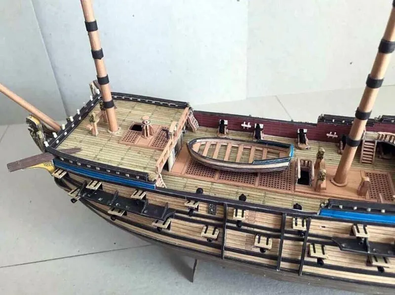 Модель из картона линейный корабль "Полтава"