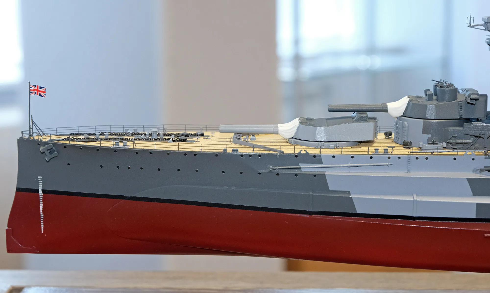 Модель корабля Британский линкор "Warspite" - Верфь на Столе