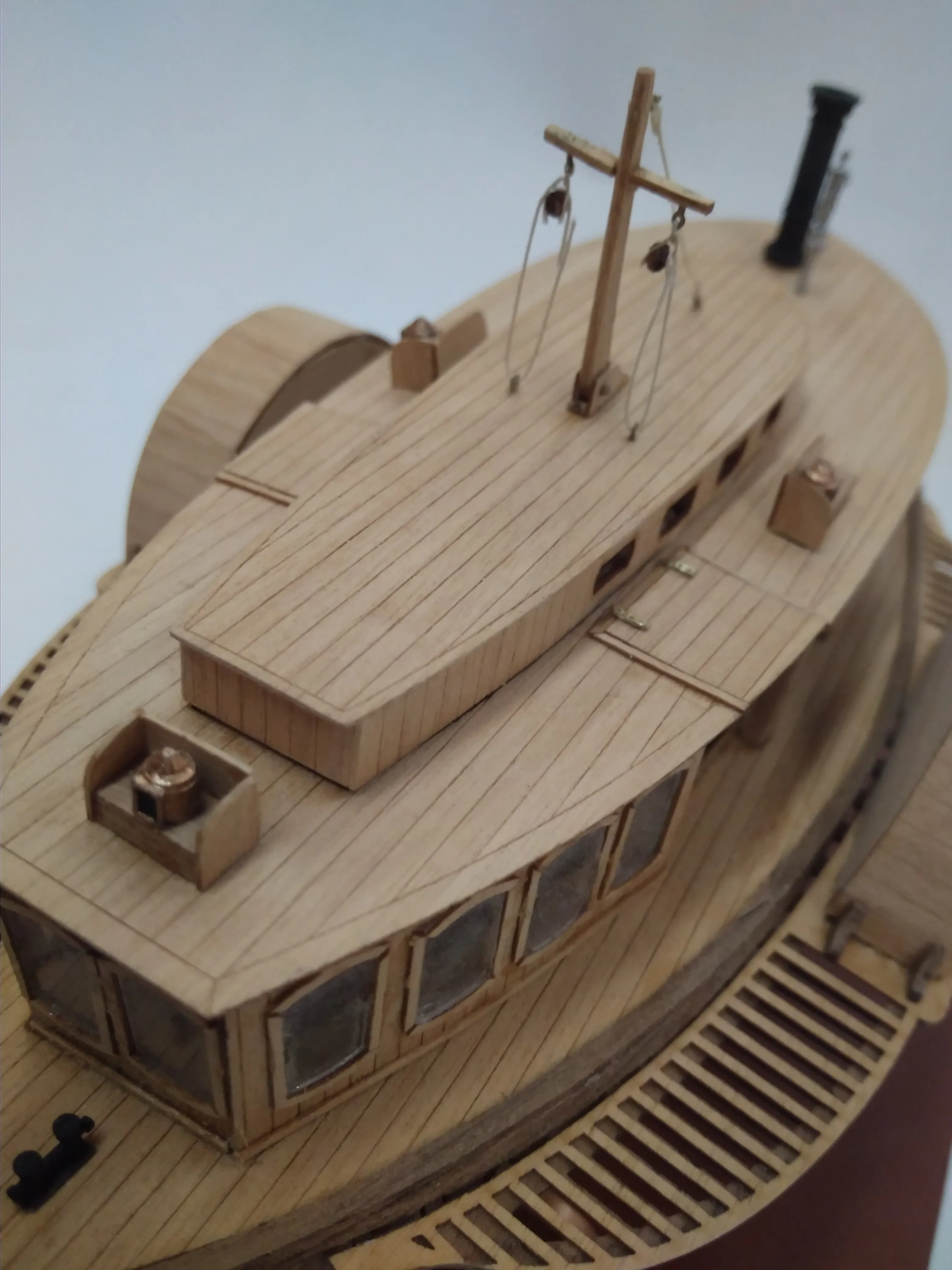 Модель корабля Паровой колесный катер «Абрау-Дюрсо» - Верфь на Столе