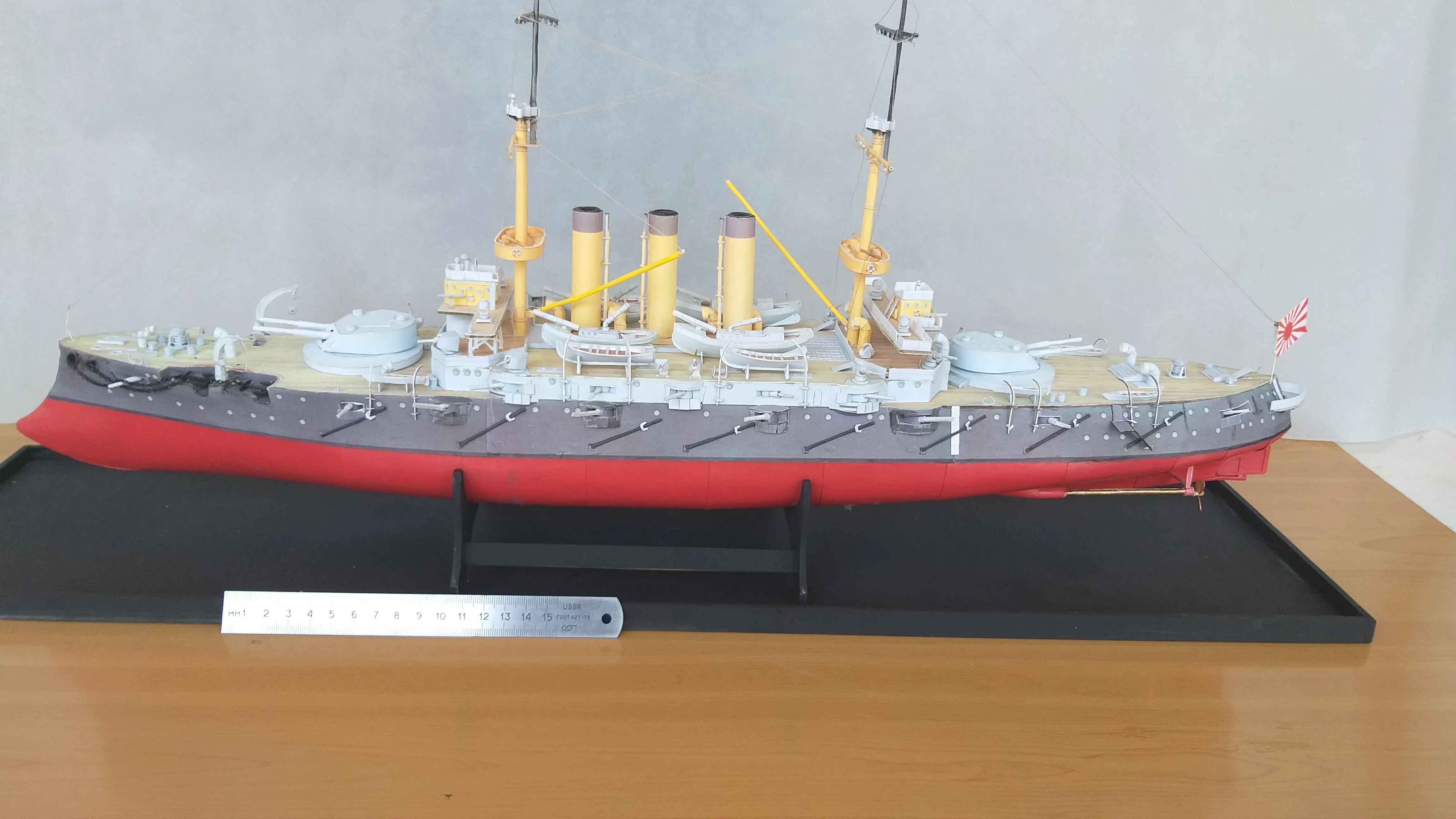 Модель корабля IJN «Shikishima» - Верфь на Столе