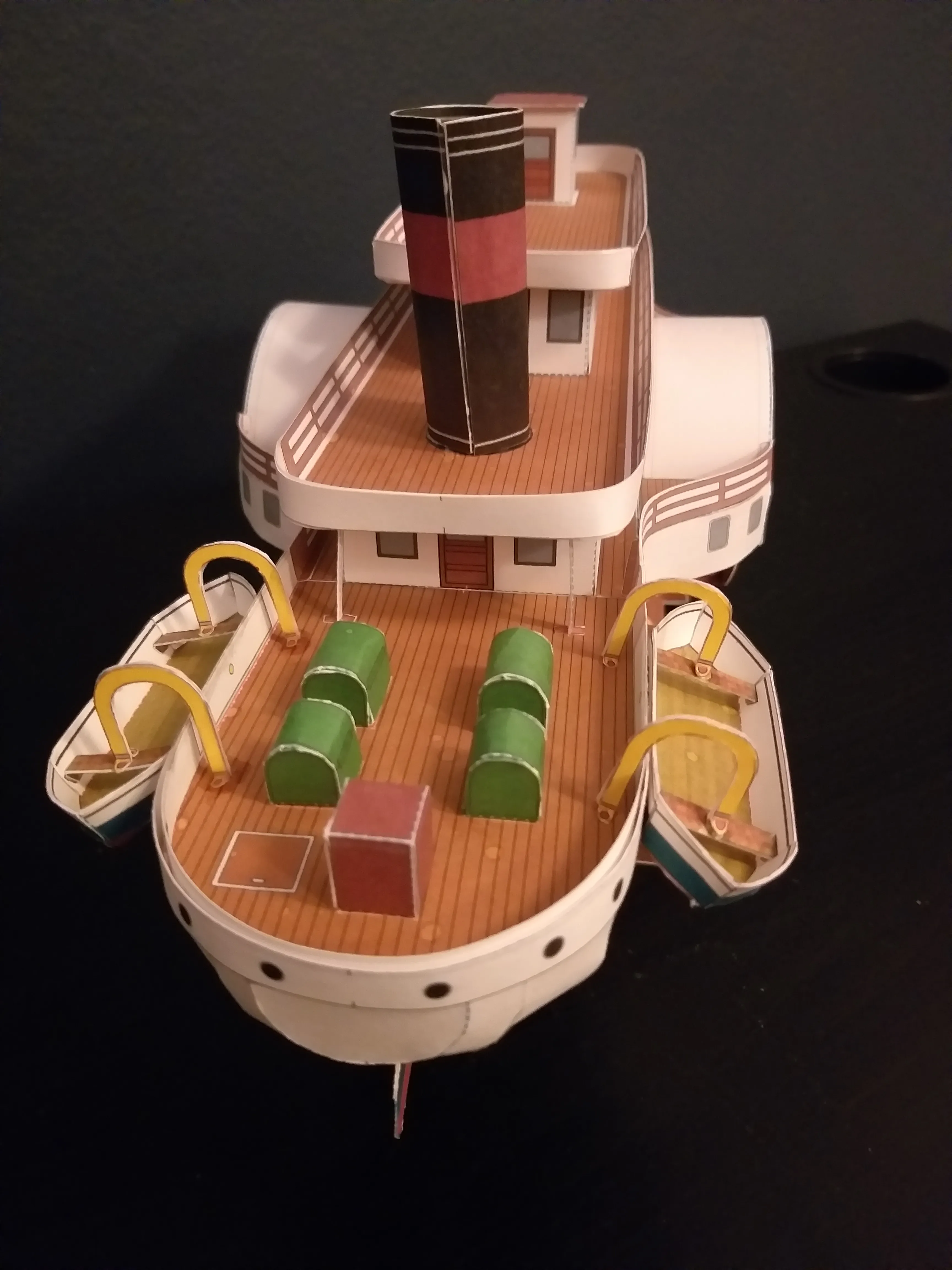 Модель корабля Колесный пароход - Верфь на Столе