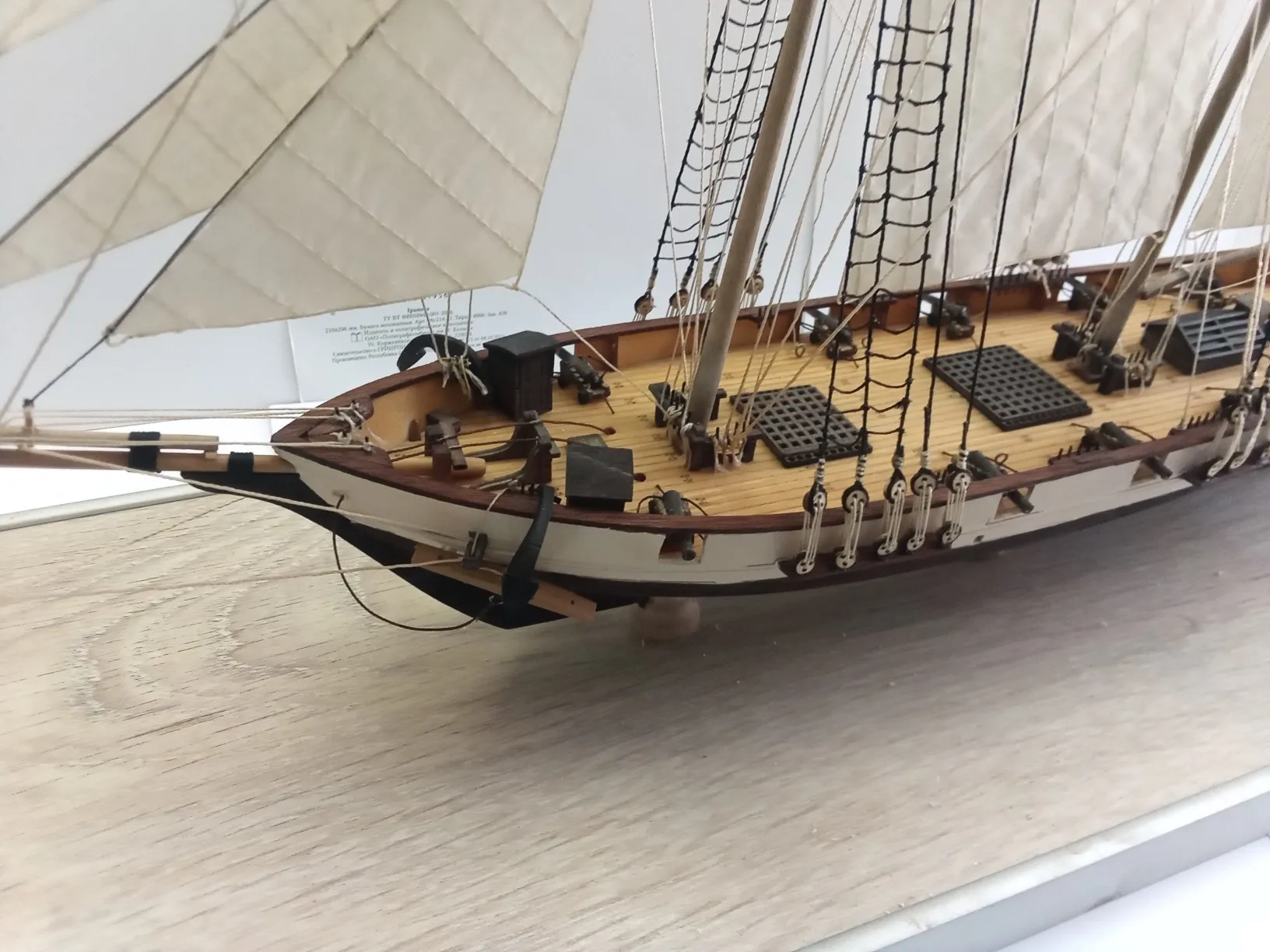 Модель корабля "Харви" - Верфь на Столе
