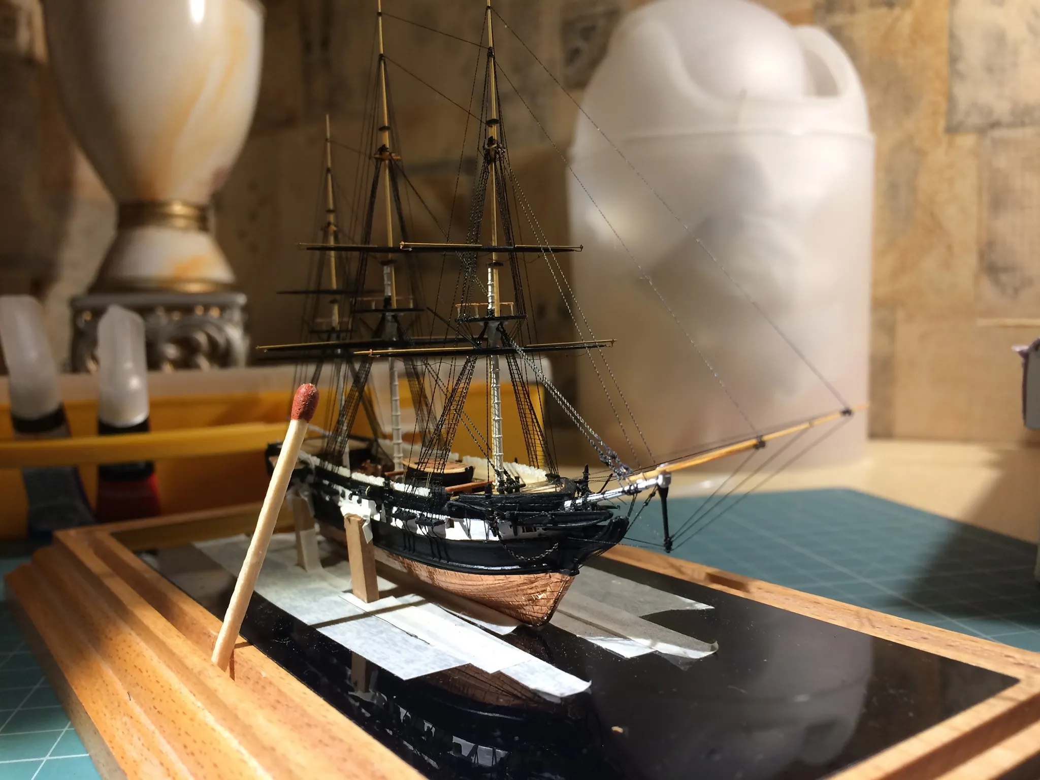 Модель корабля 20-ти пушечный корвет “Оливуца” - Верфь на Столе