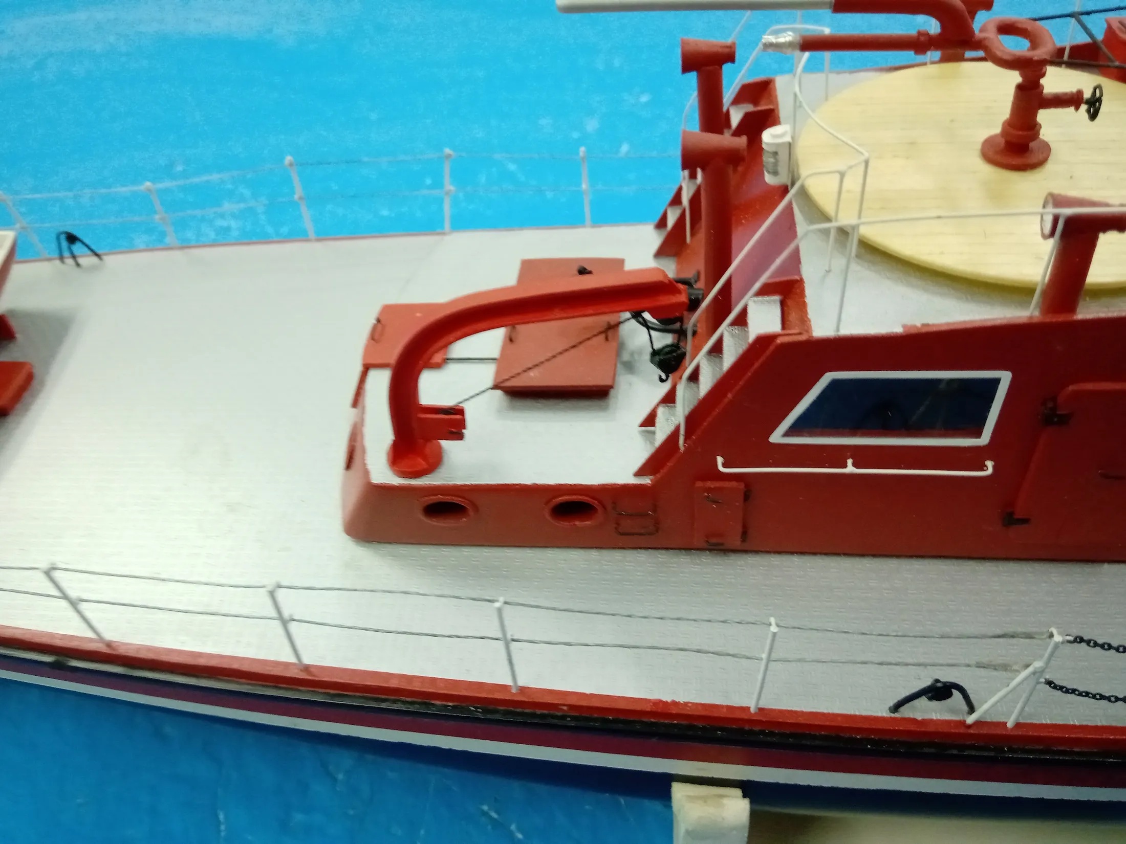 Модель корабля Düsseldorf - Верфь на Столе