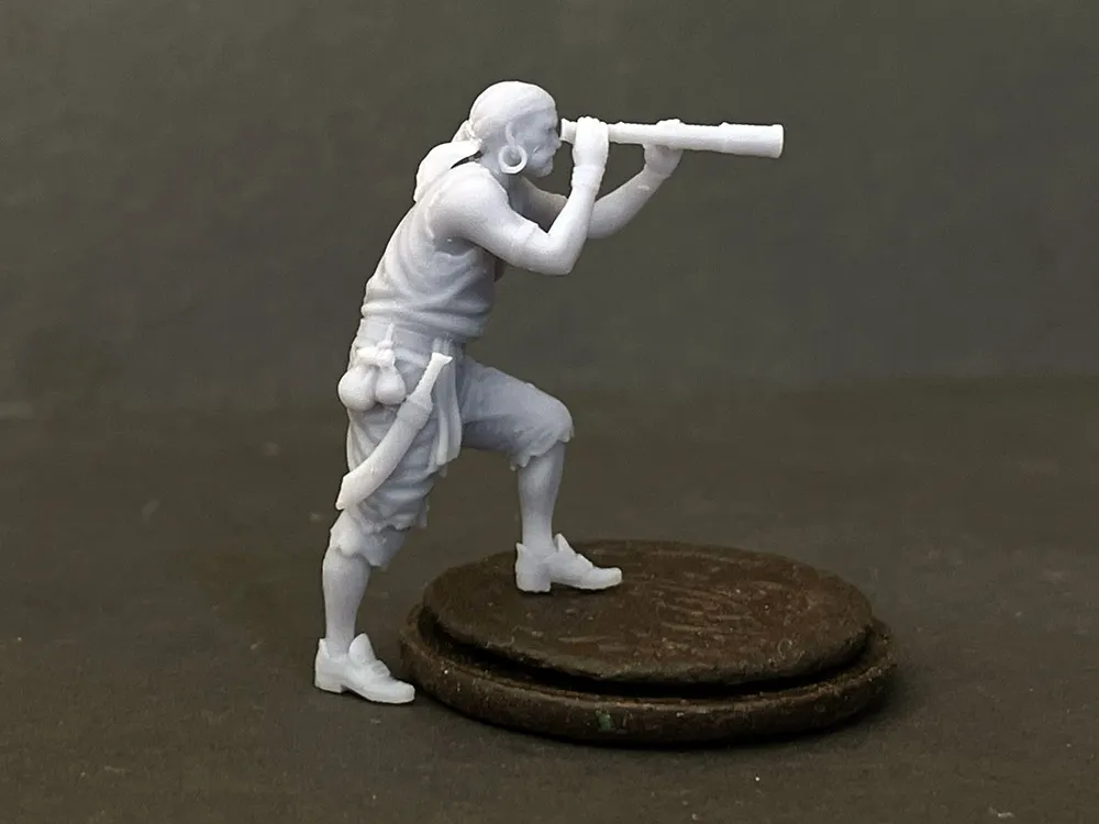 Фигурка пирата "Впередсмотрящий", смола, 37 мм