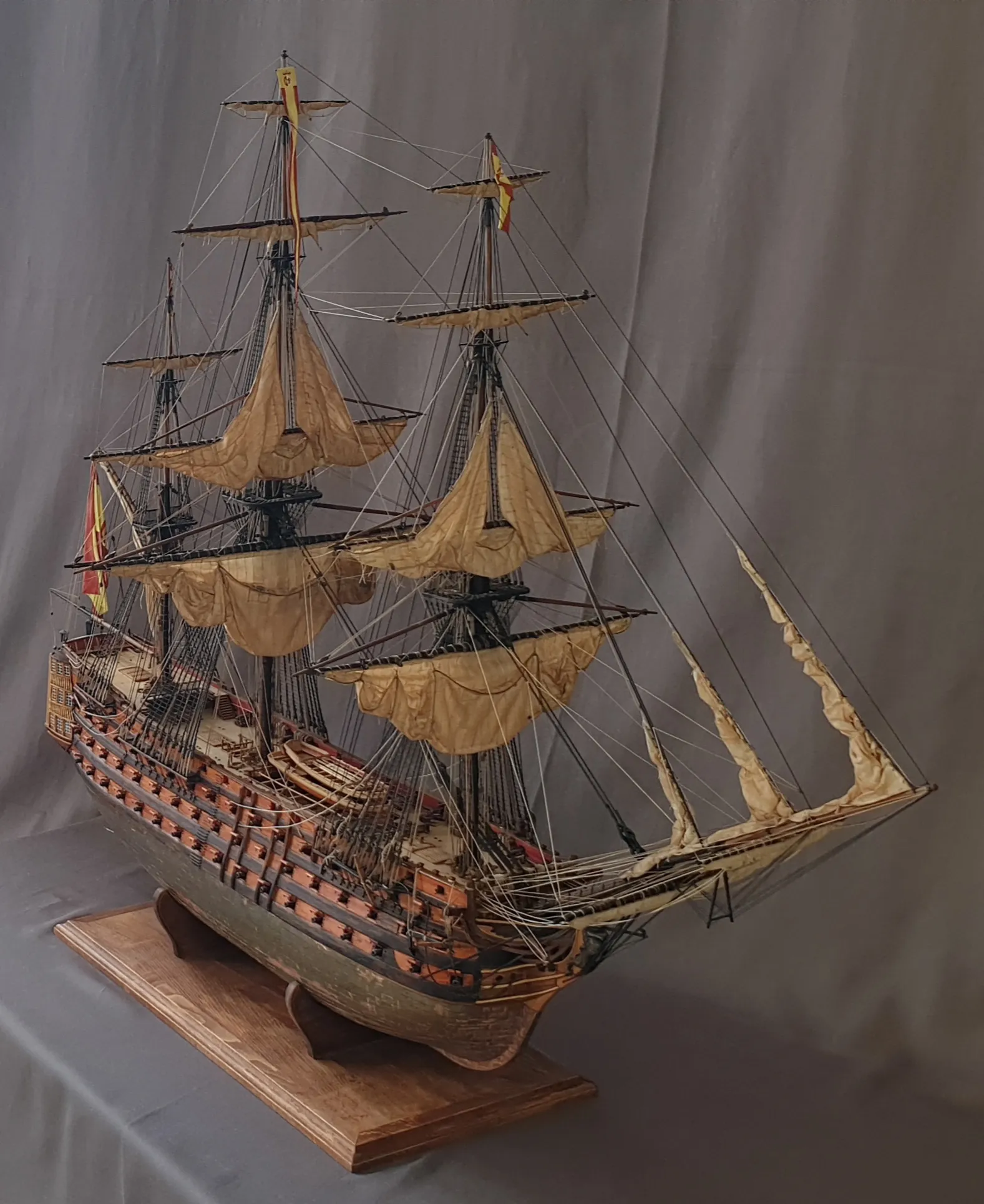 Модель корабля Santisima Trinidad (Испания), 1975 г. - Верфь на Столе