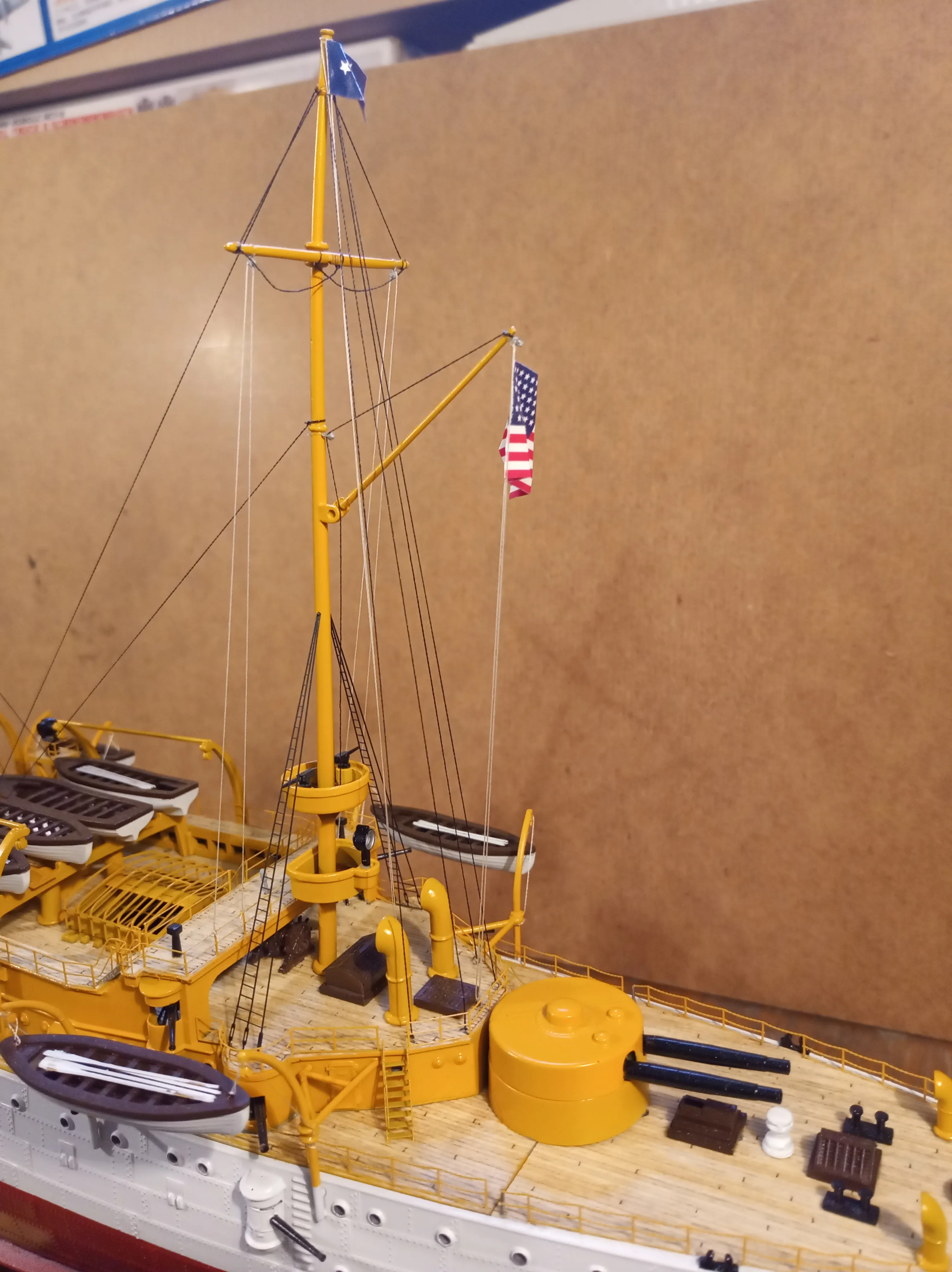 Модель корабля Protected Cruiser USS "OLIMPIA" - Верфь на Столе