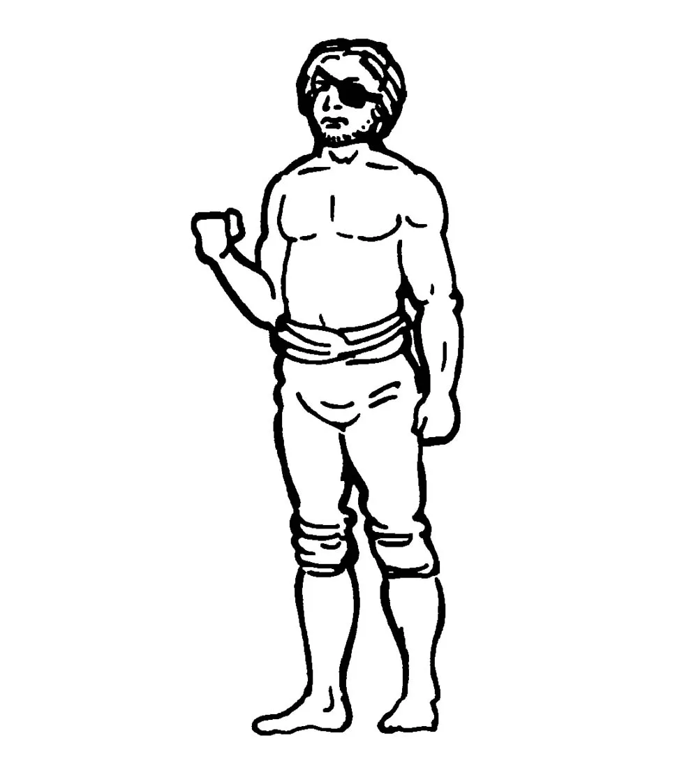 Фигурка 35мм, металл