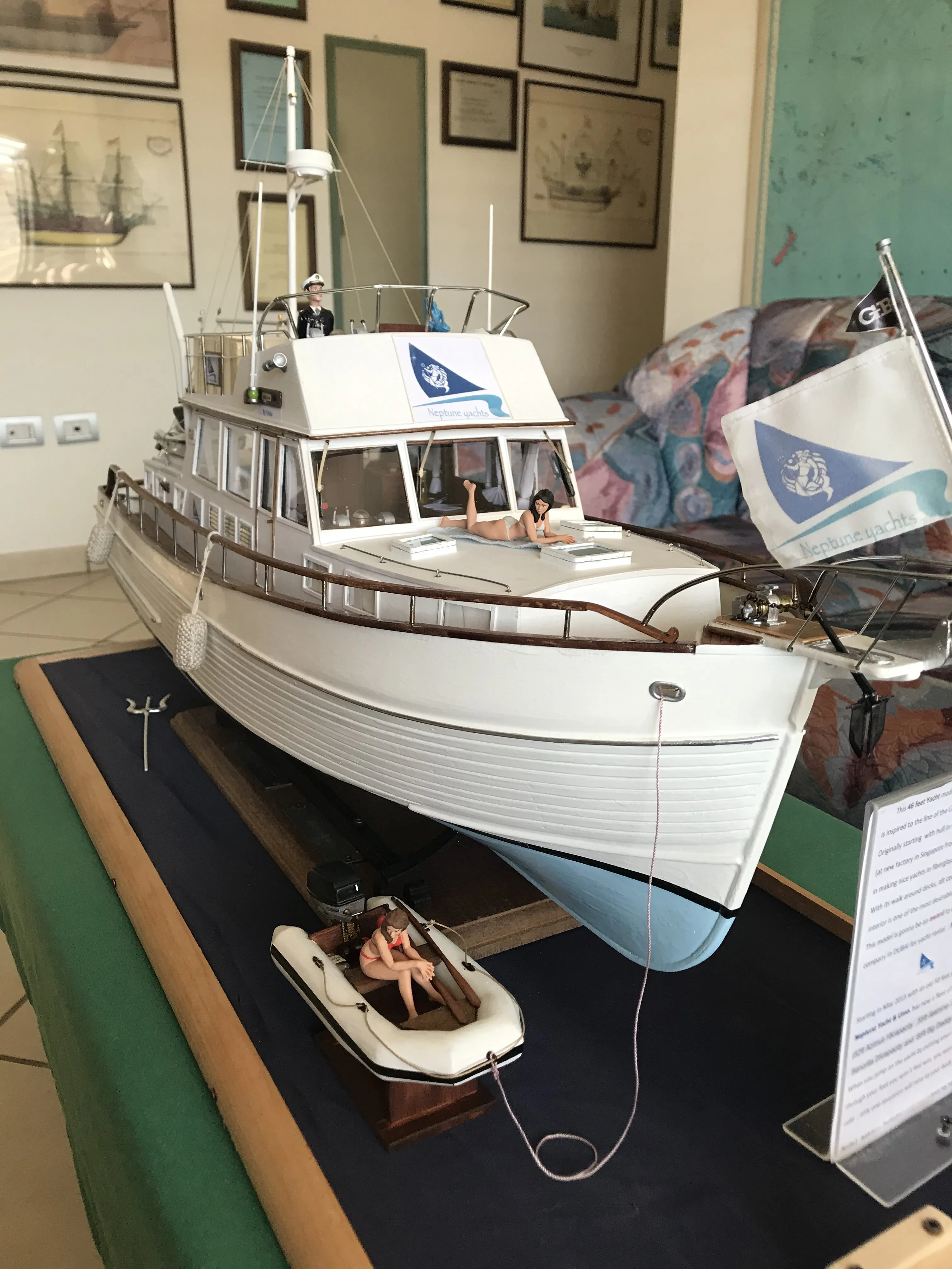 Модель корабля YACHT 46 FEETS “ANNARELLA” - Верфь на Столе